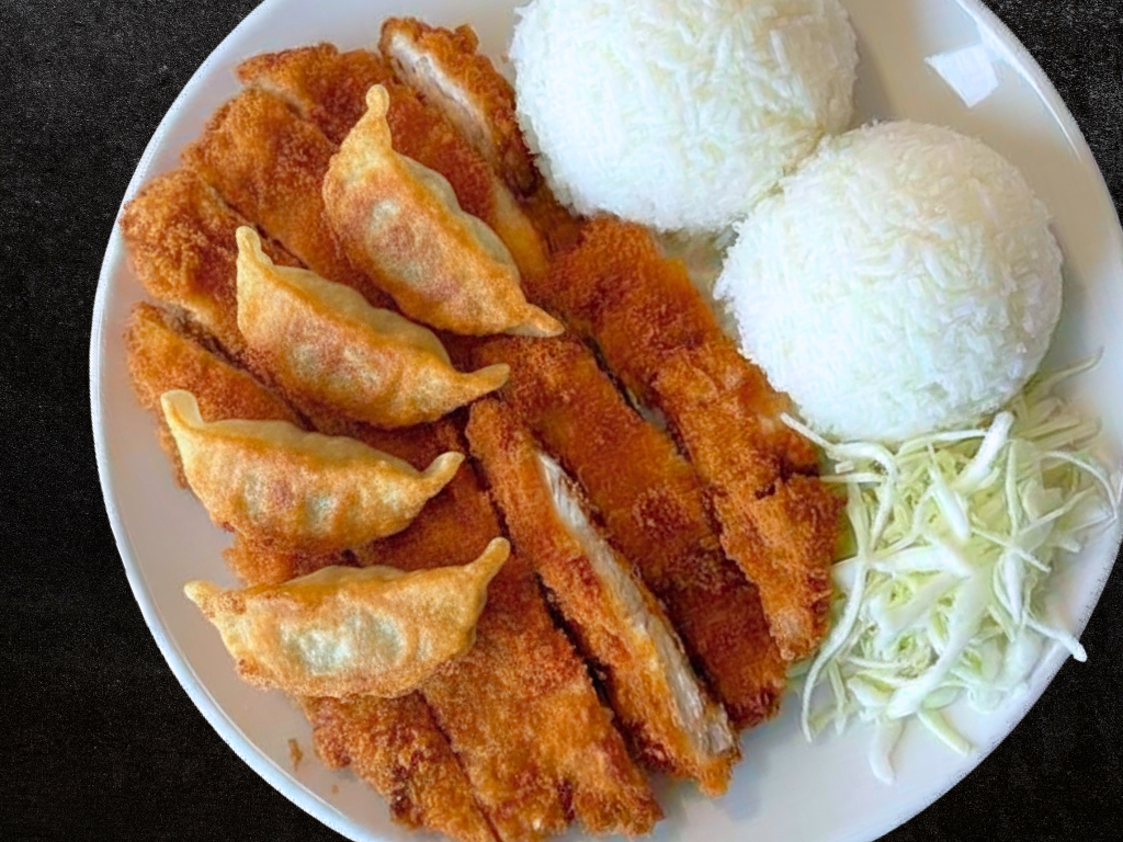 Katsu + Gyoza.
