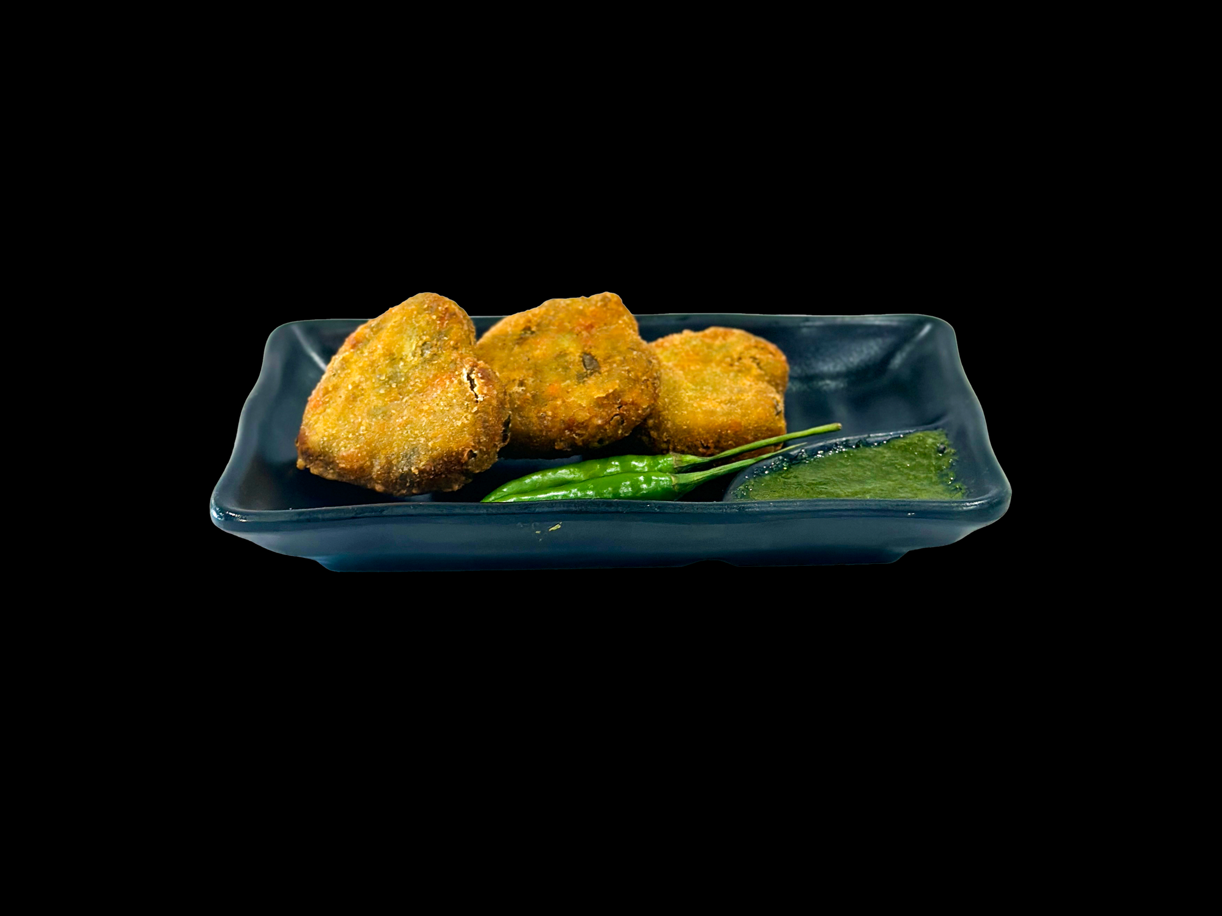 VEG CUTLET 3PCS.