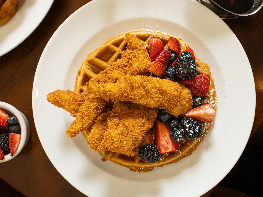 Fried Chicken and Waffles.
