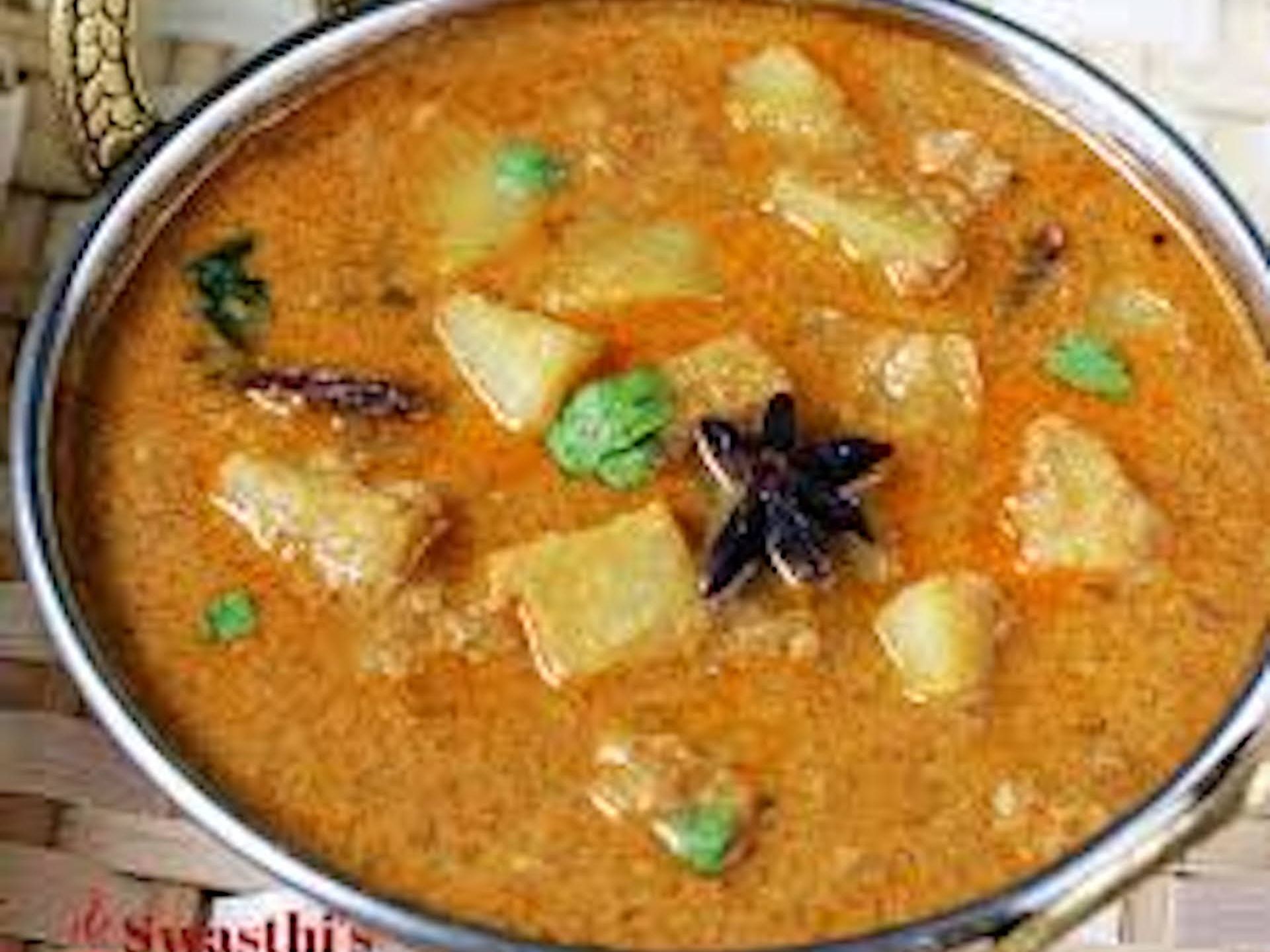 Tomato Potato Korma.