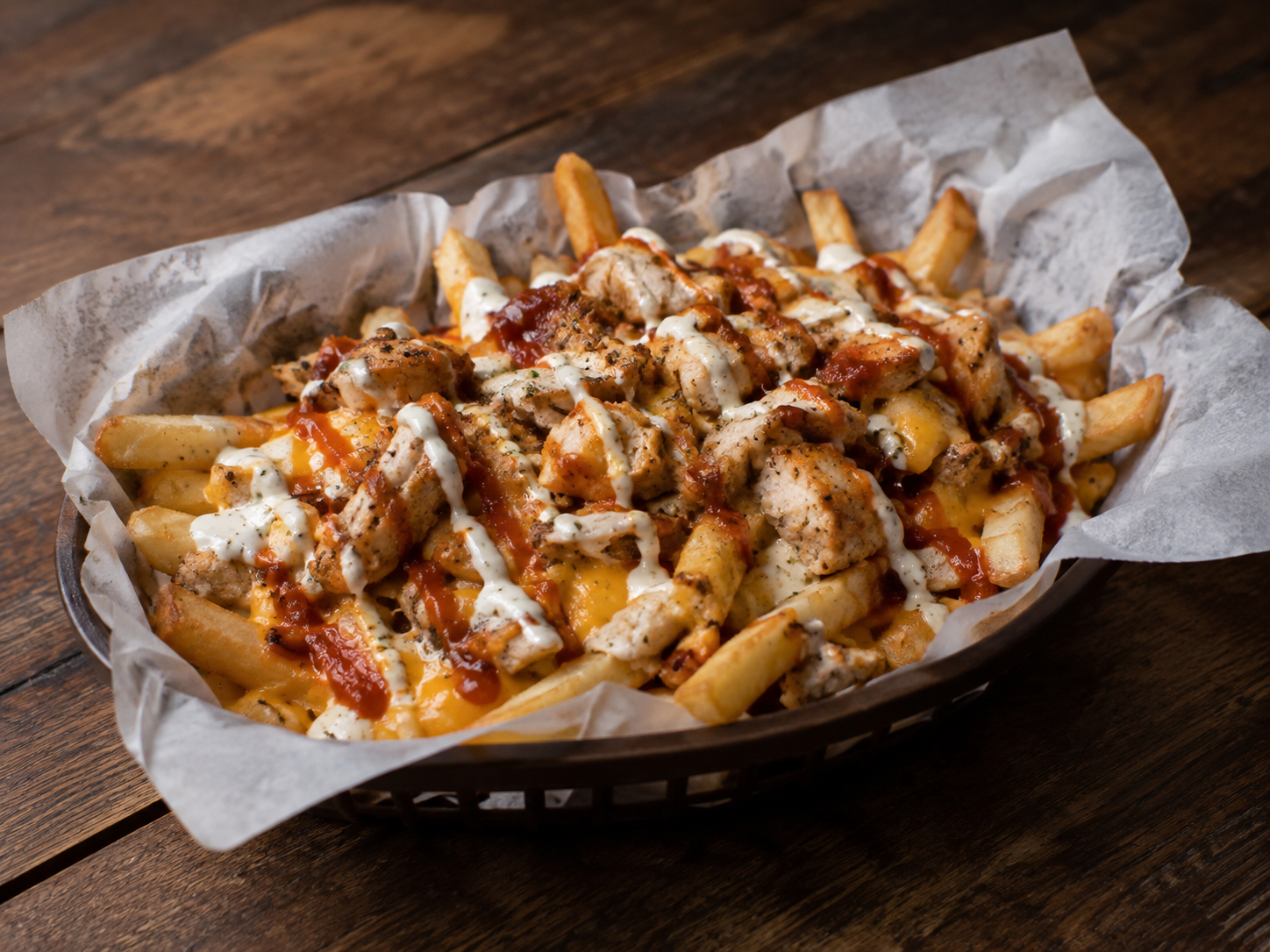 Loaded Chicken Fries.