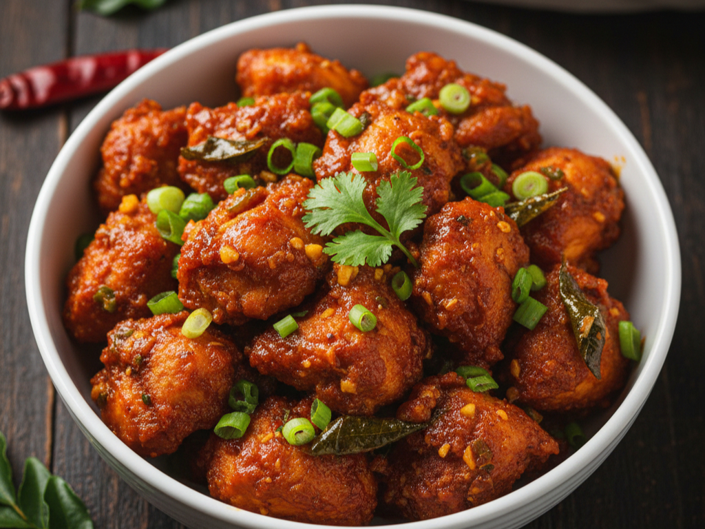 CHICKEN MANCHURIA (NF, DF).