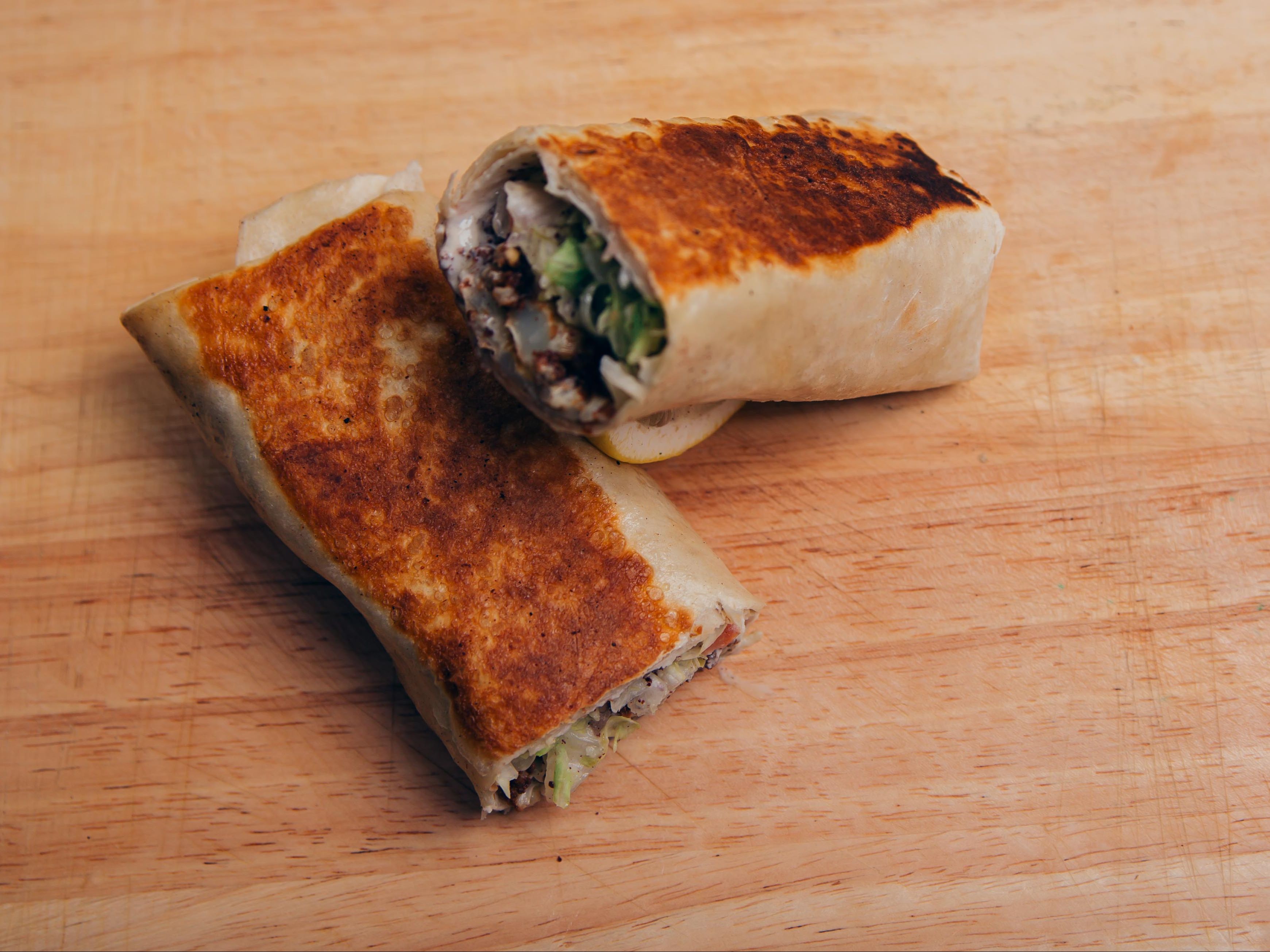 Steak Shawarma Sandwich.