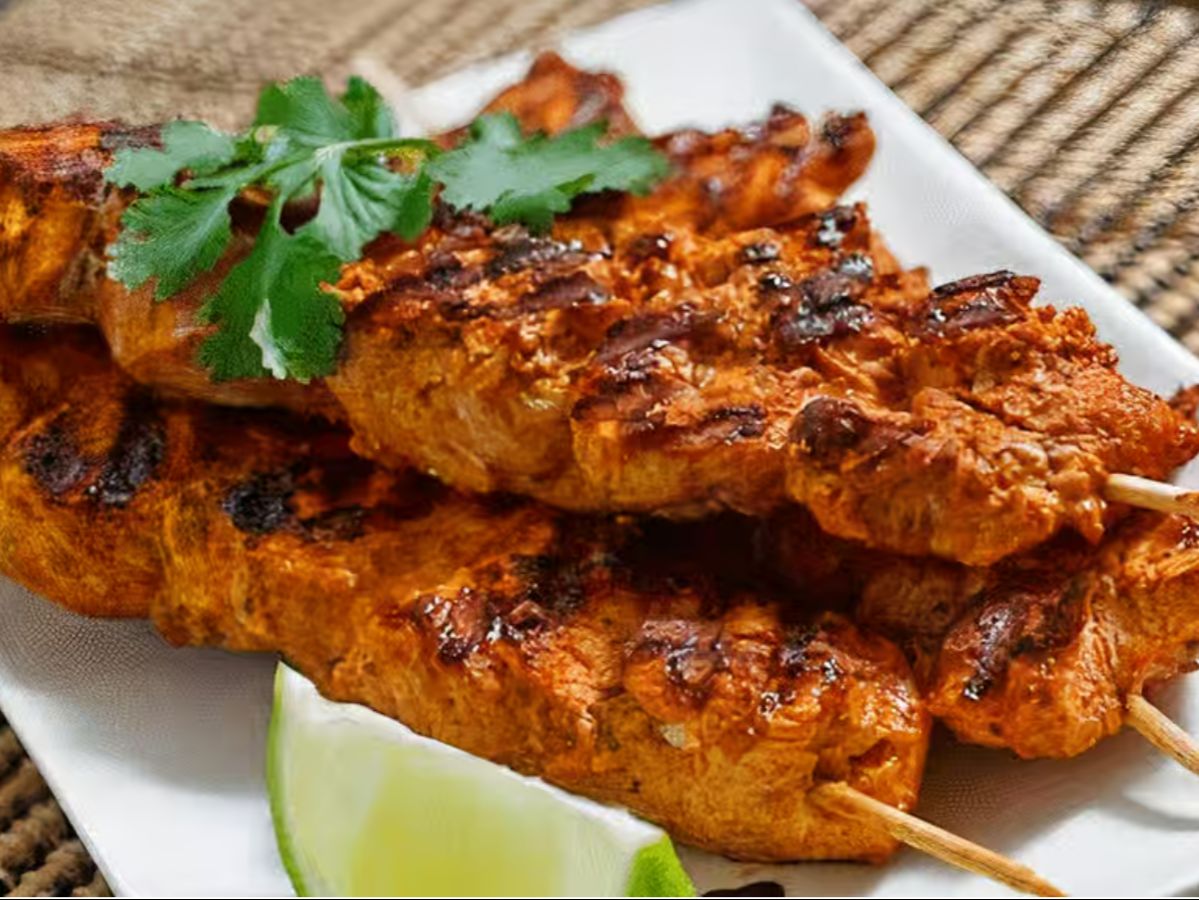 Chicken Seekh Kabab.