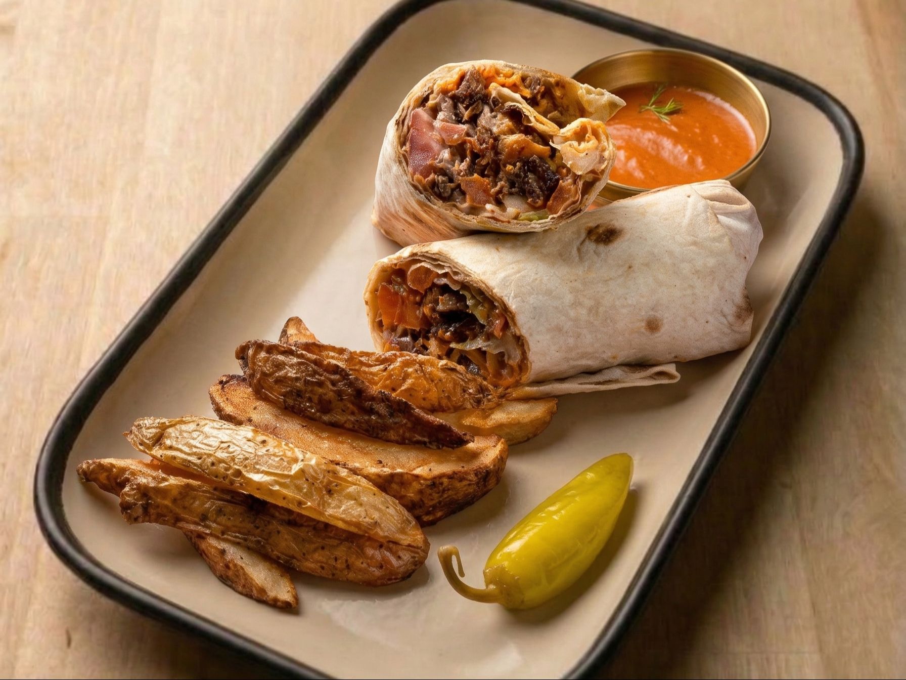 Beef Brisket Shawarma.