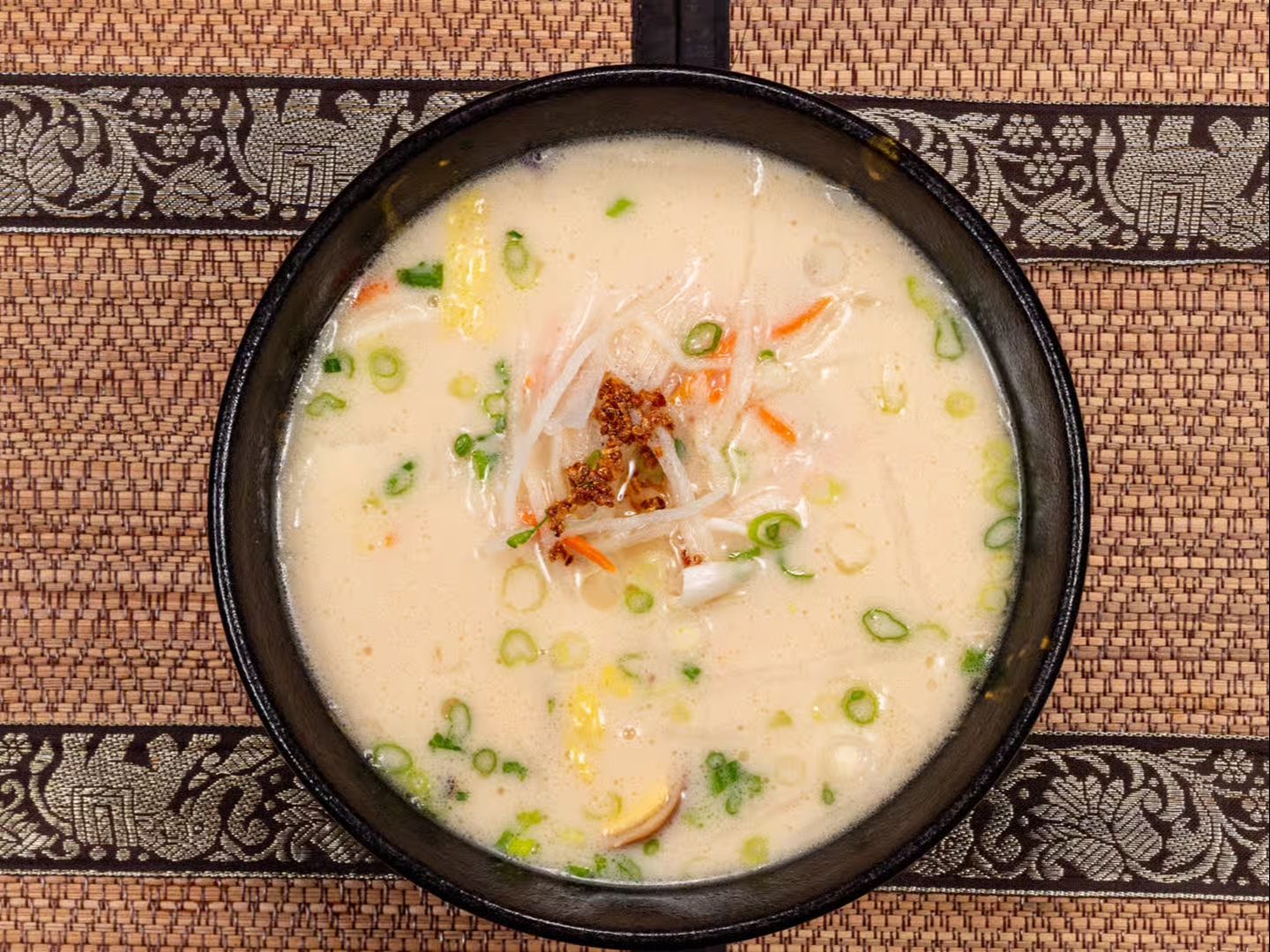 Tonkotsu Ramen Noodle Soup.