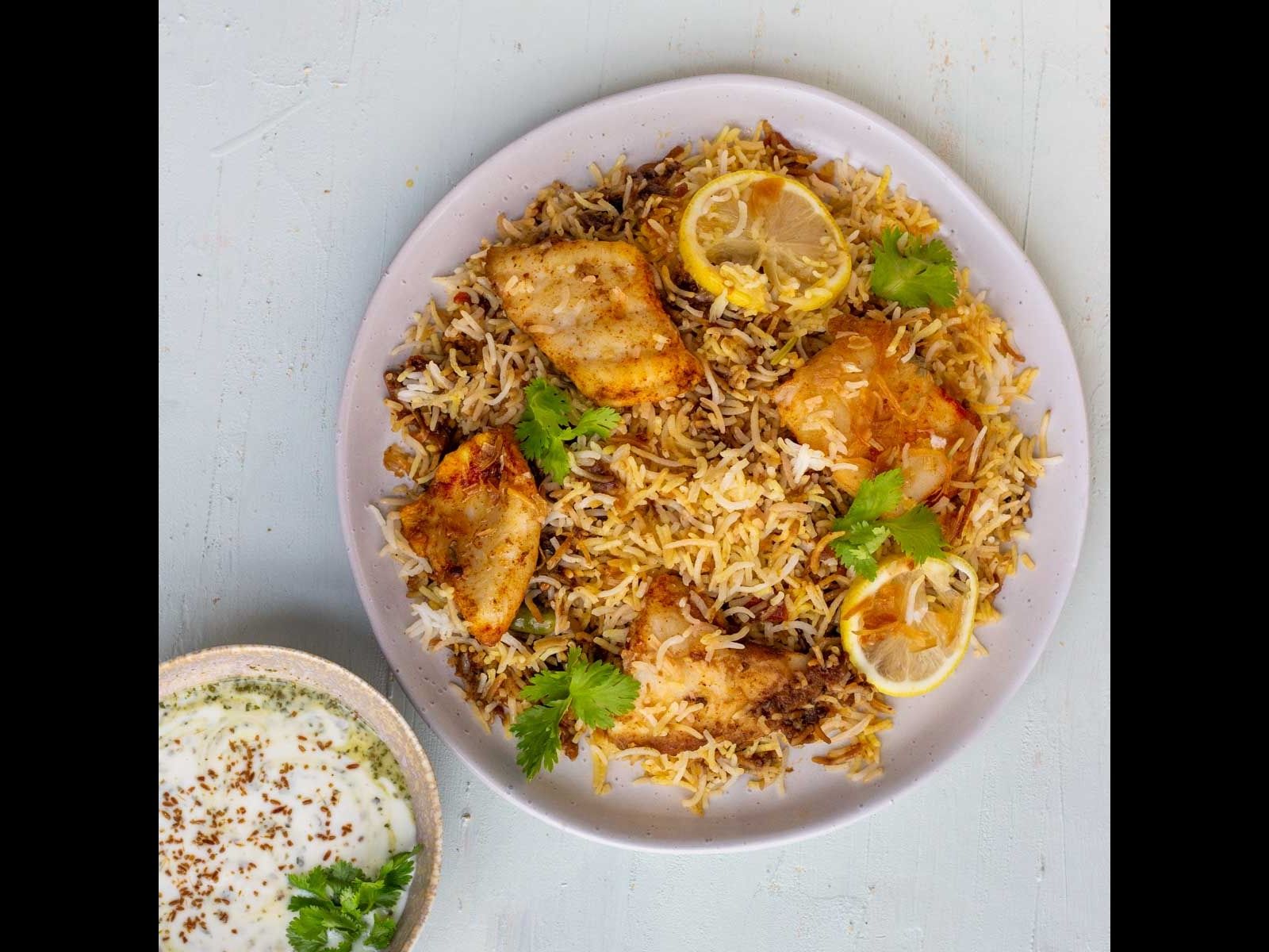 Gongura Fish Biryani