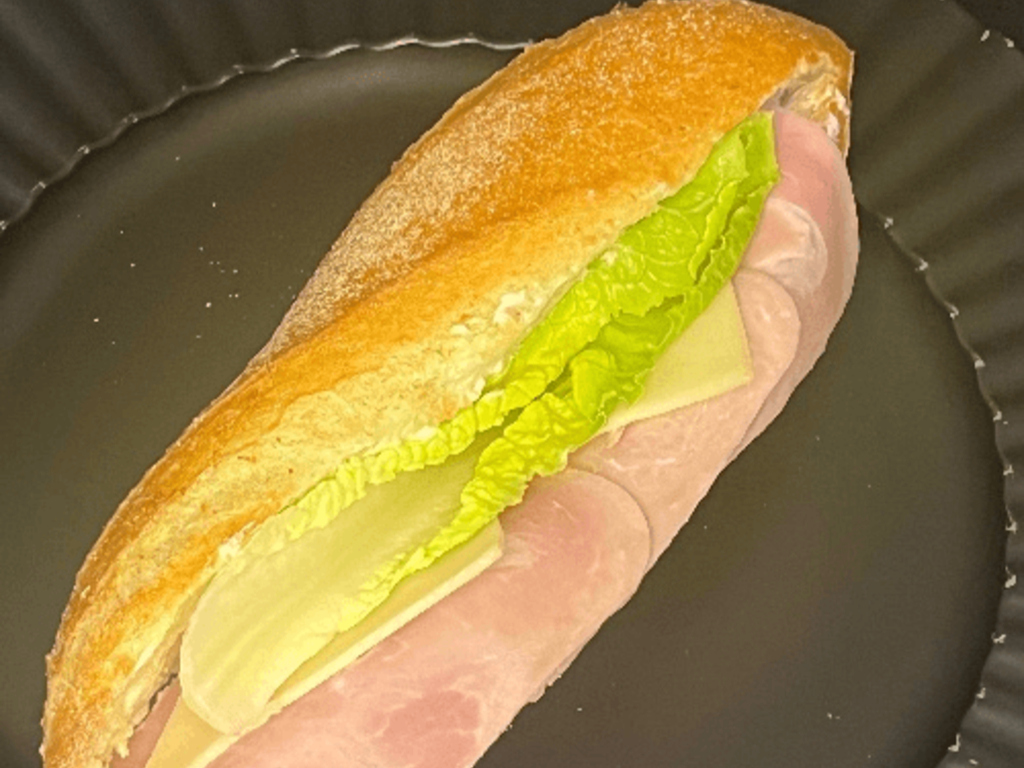 Ham and cheese sandwich.