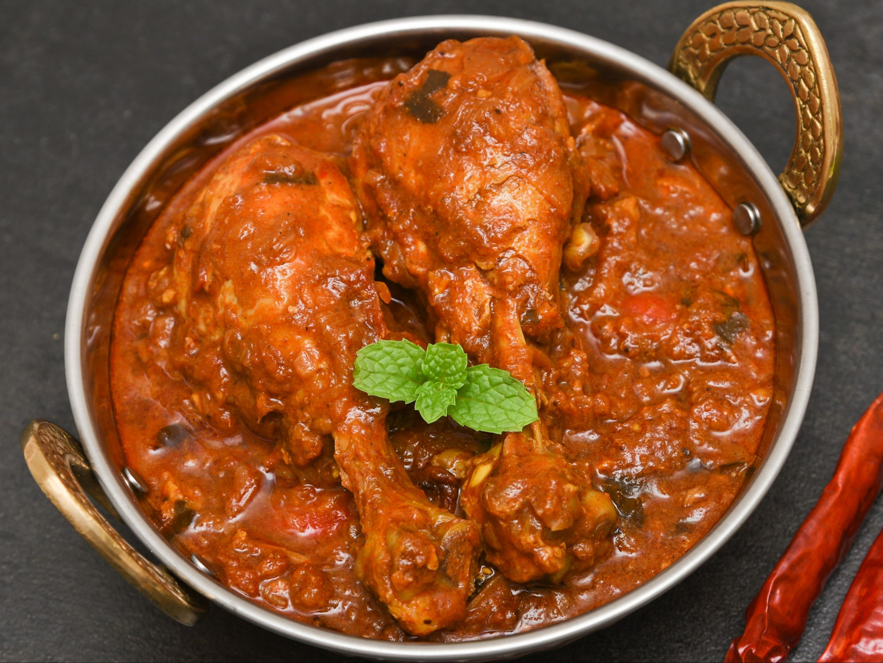 Kolhapuri Chicken Curry.