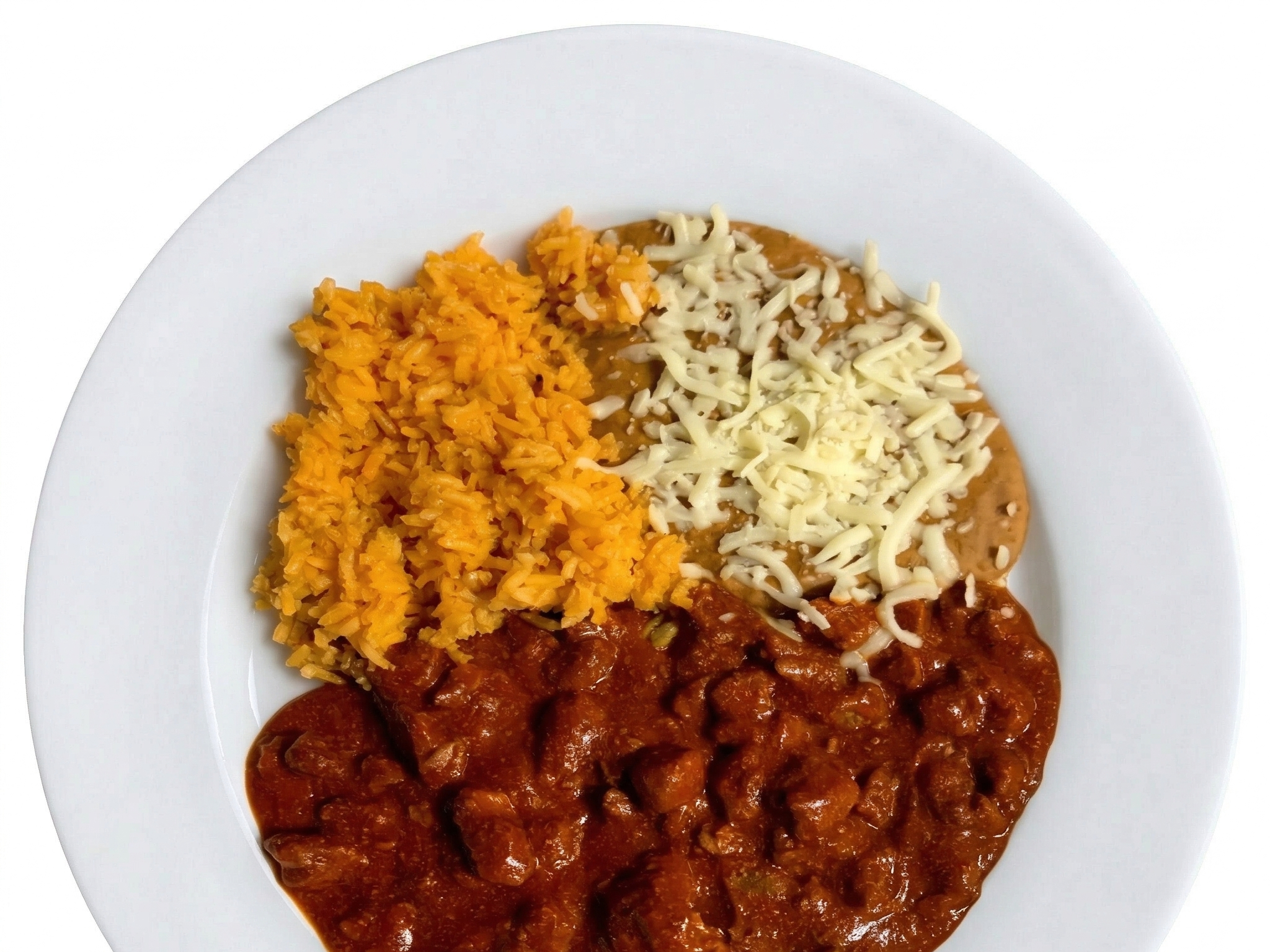 Asado Plate Rice Beans