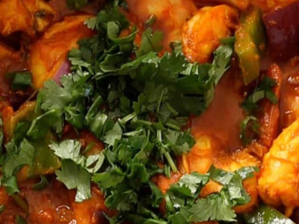 Shrimp Kadai.