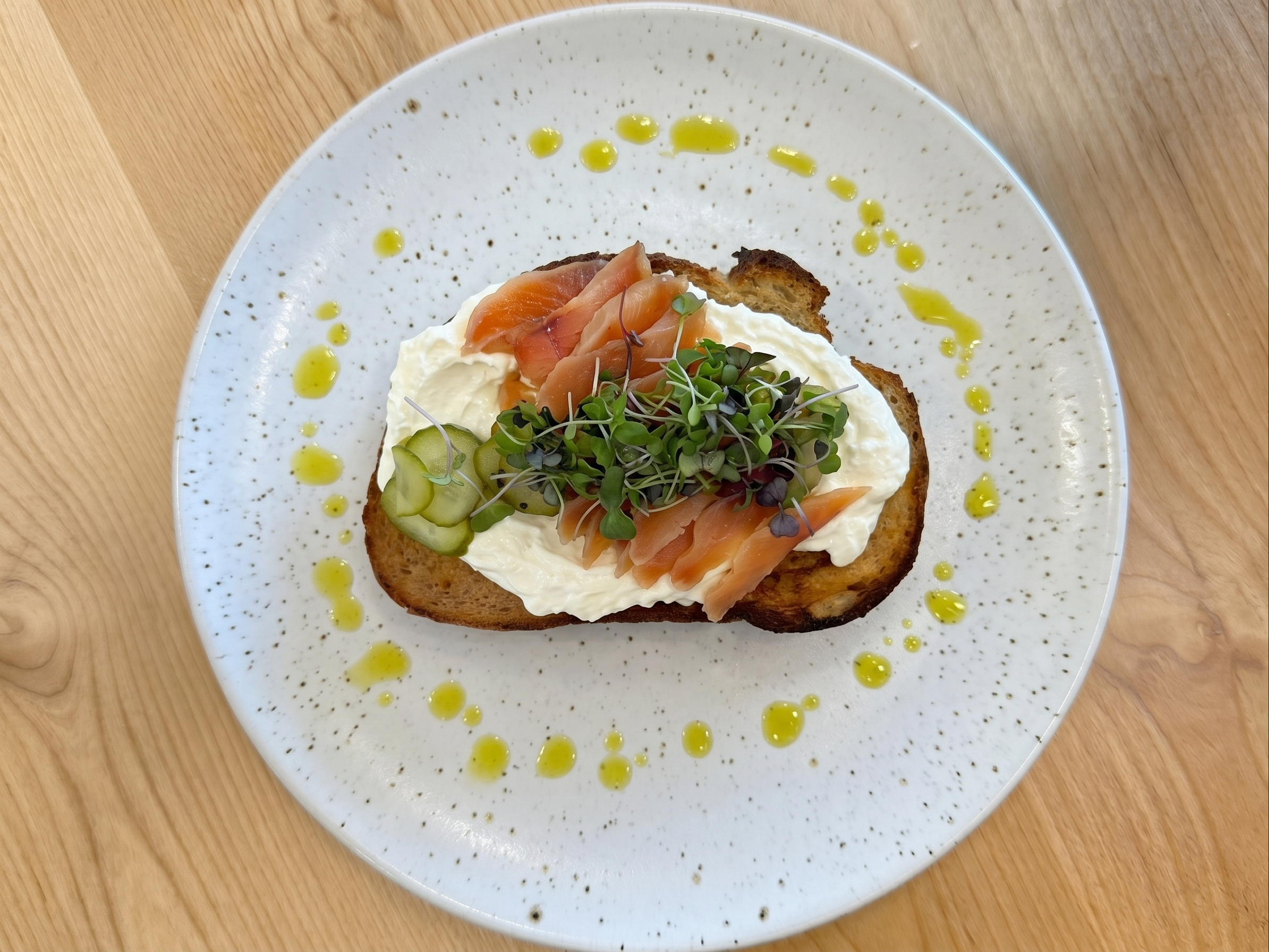 Salmon Toast.