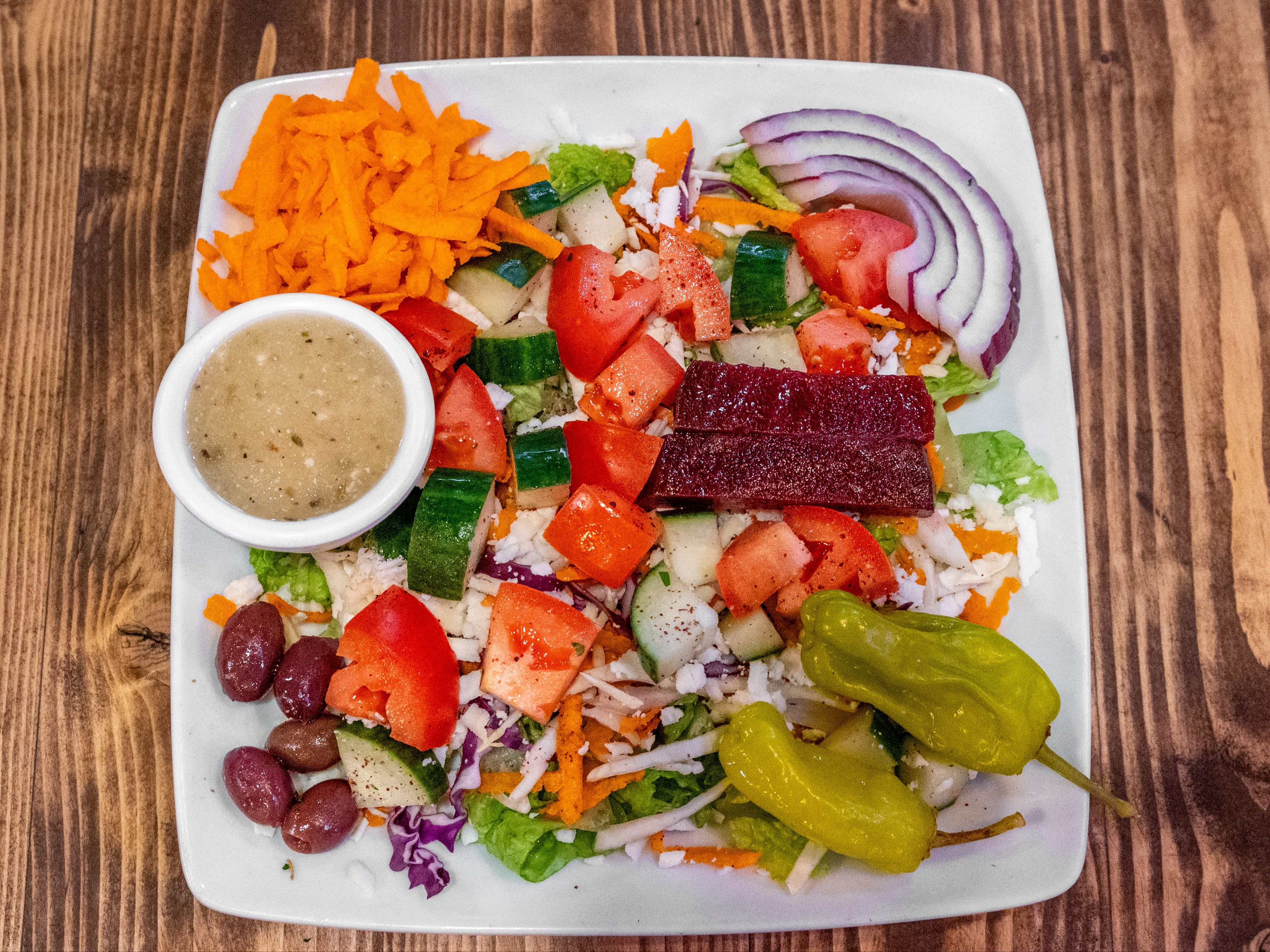 Regular Greek Salad.