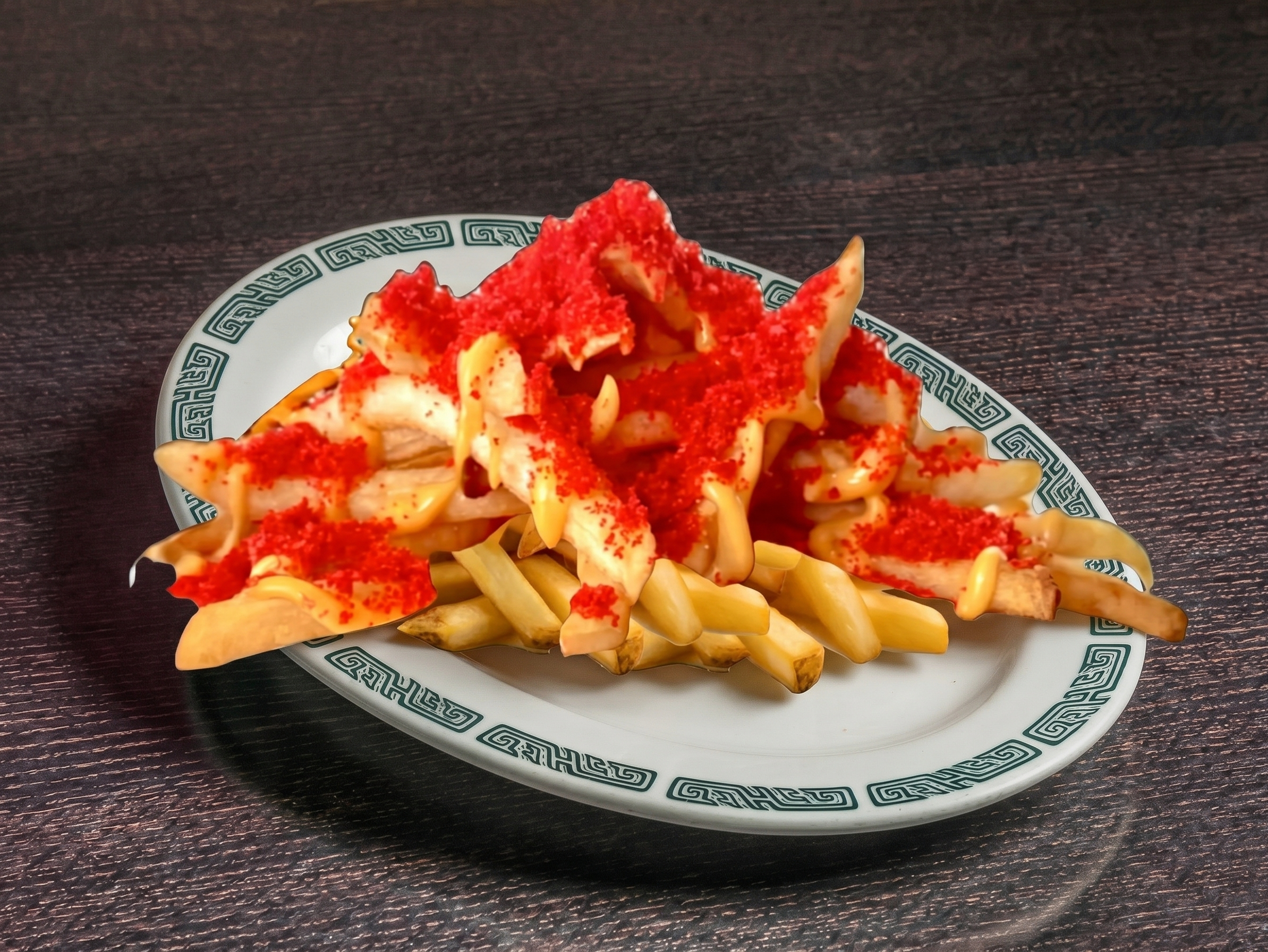 Fries Hot Cheetos.
