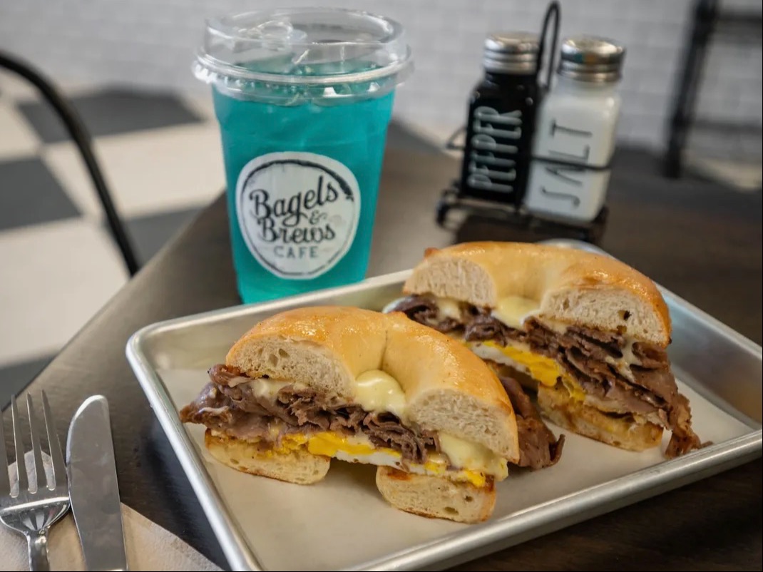 Philly Steak, Egg and Cheese.