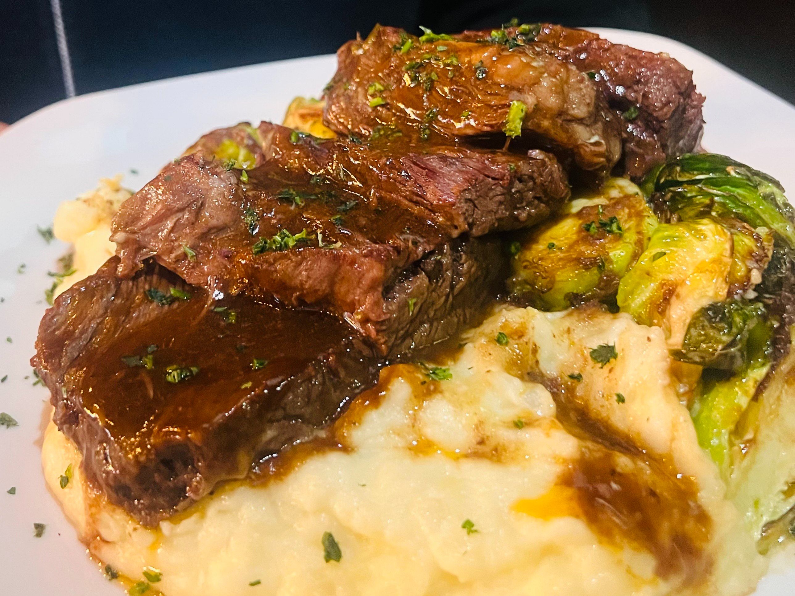 Braised Short Rib Entree.