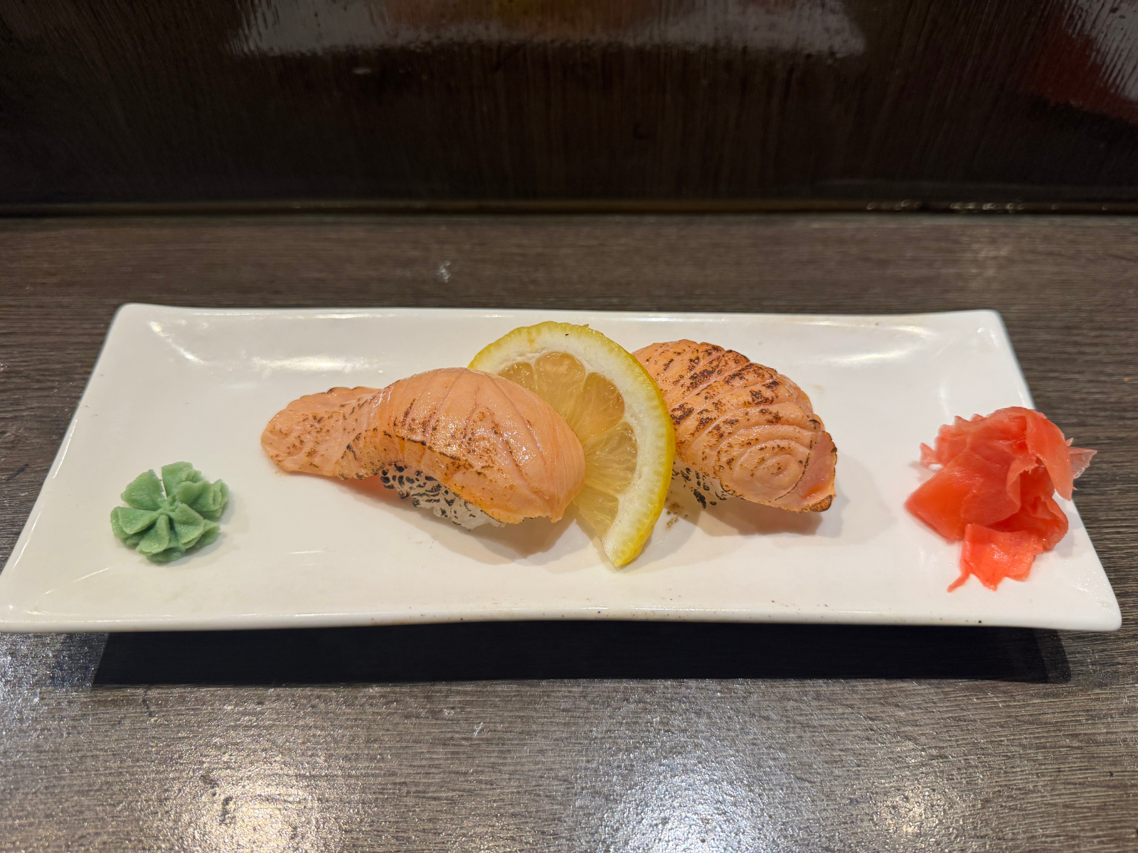 Seared Sake Nigiri.