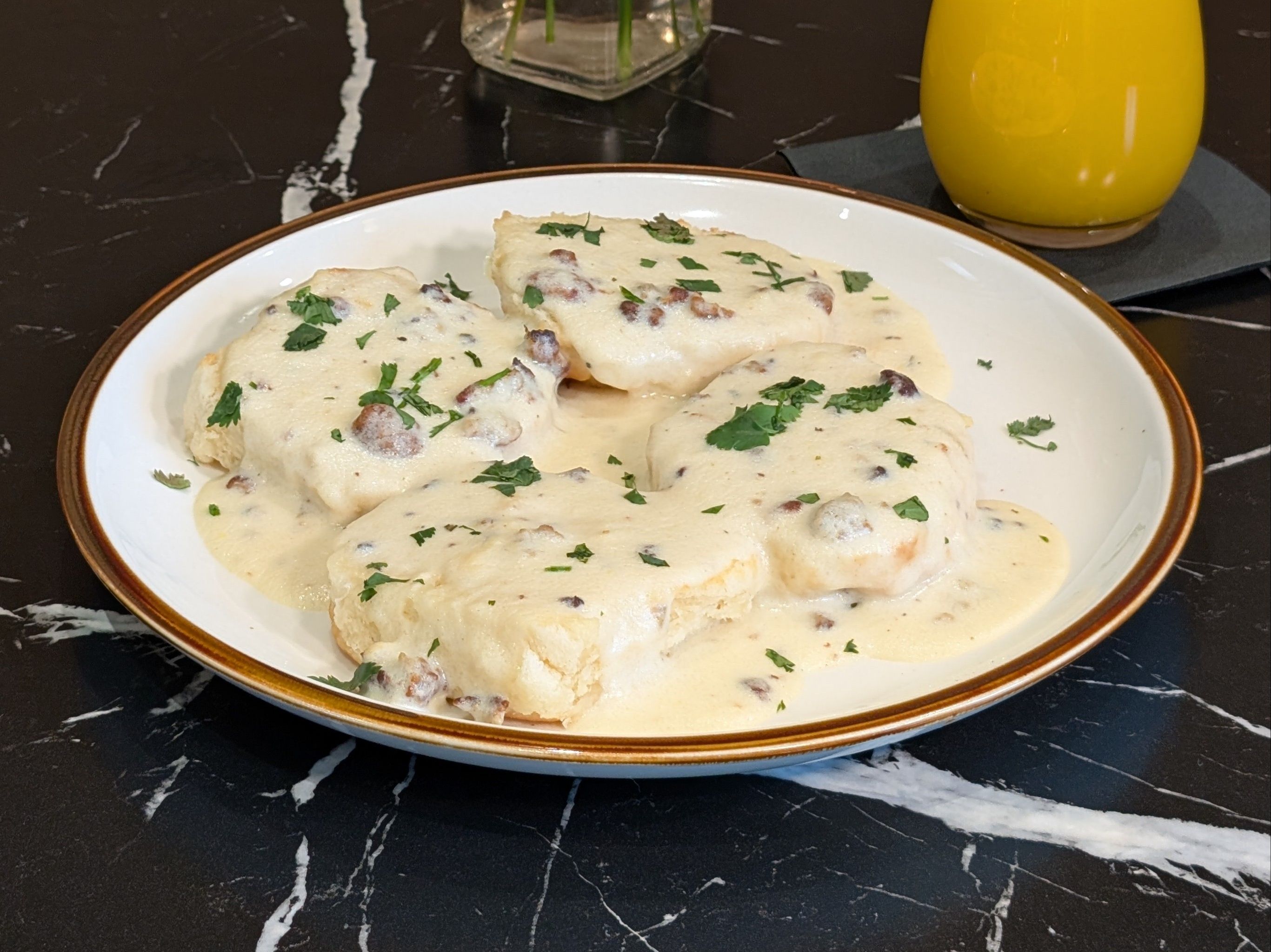 Classic Biscuits & Gravy.