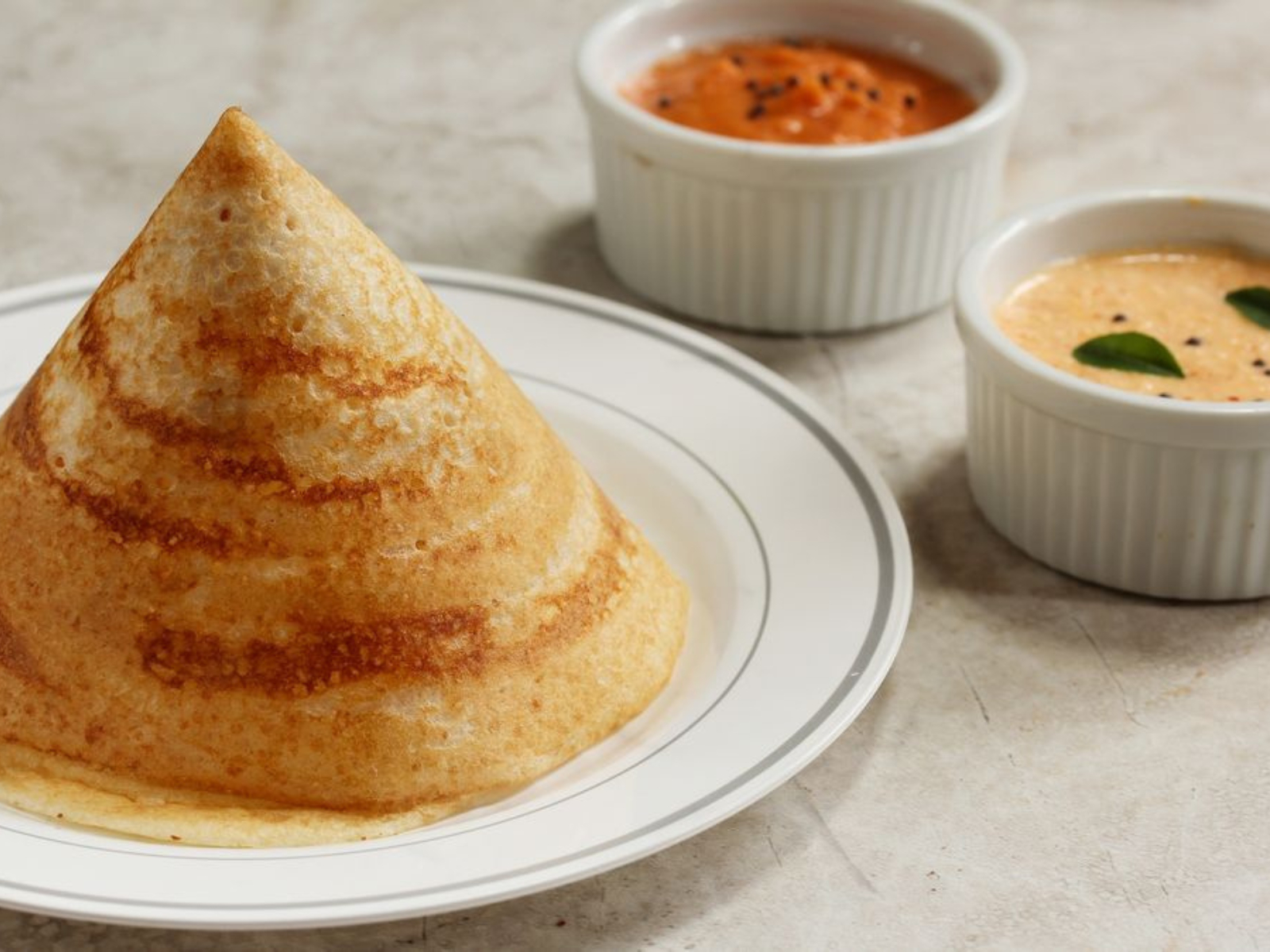 Butter Cone Dosa.