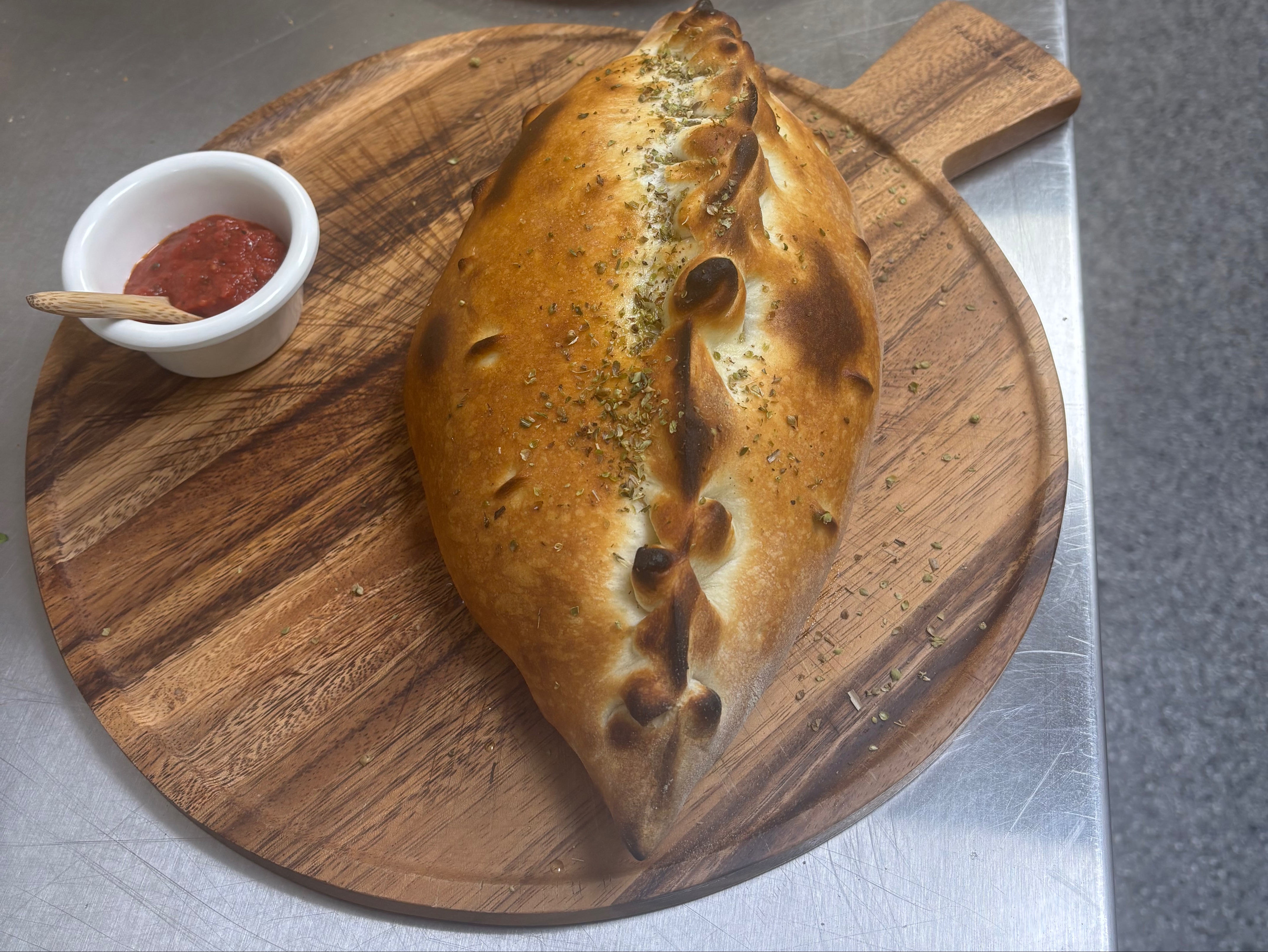 Veggie Calzone.