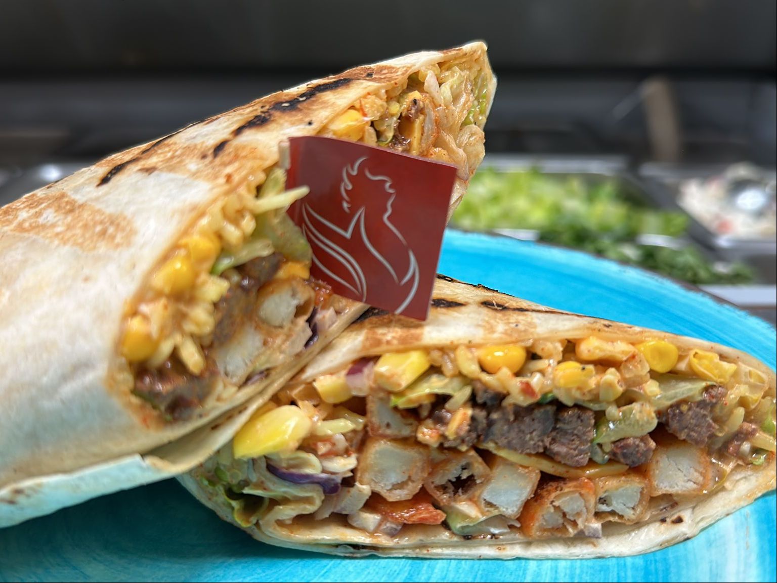 Shrimp Burrito.