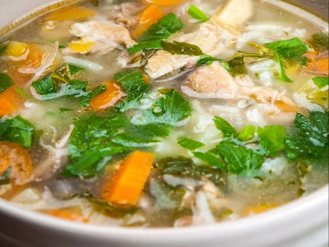 Chicken Veg Soup.