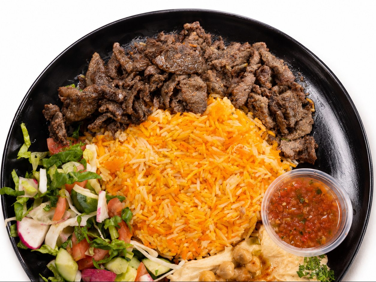 Beef Shawarma Platter
