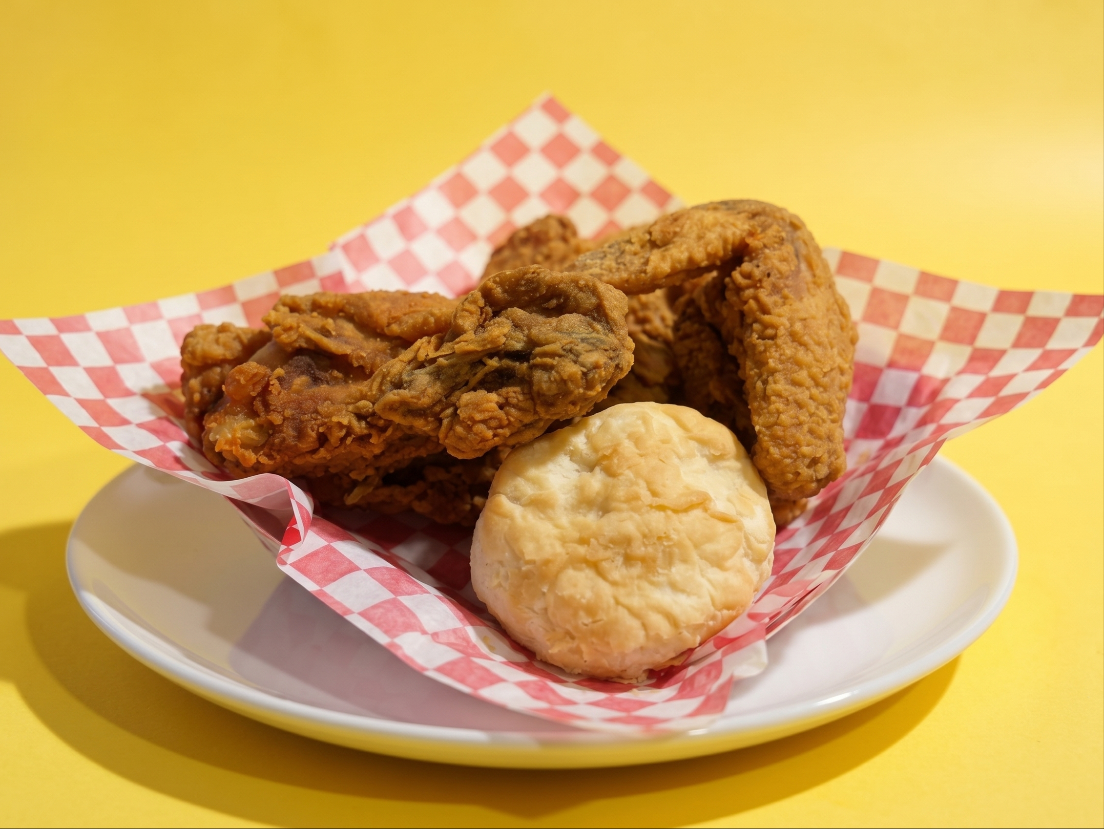 4 Piece with 1 Biscuit.