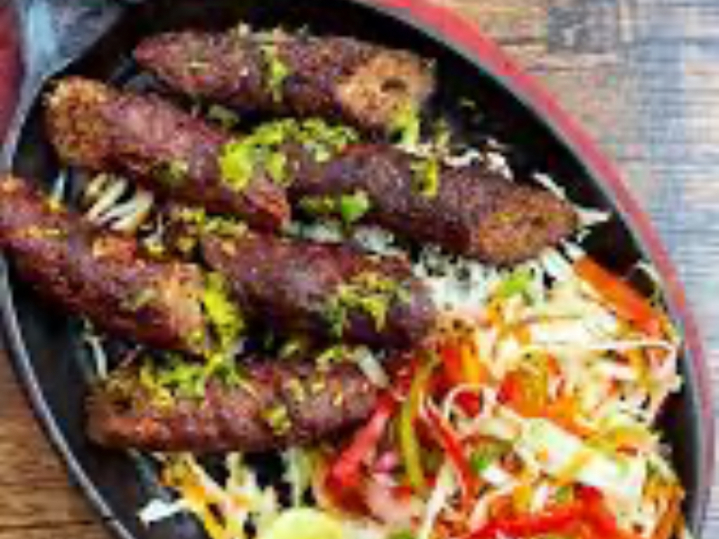 Lamb Seekh Kabob.