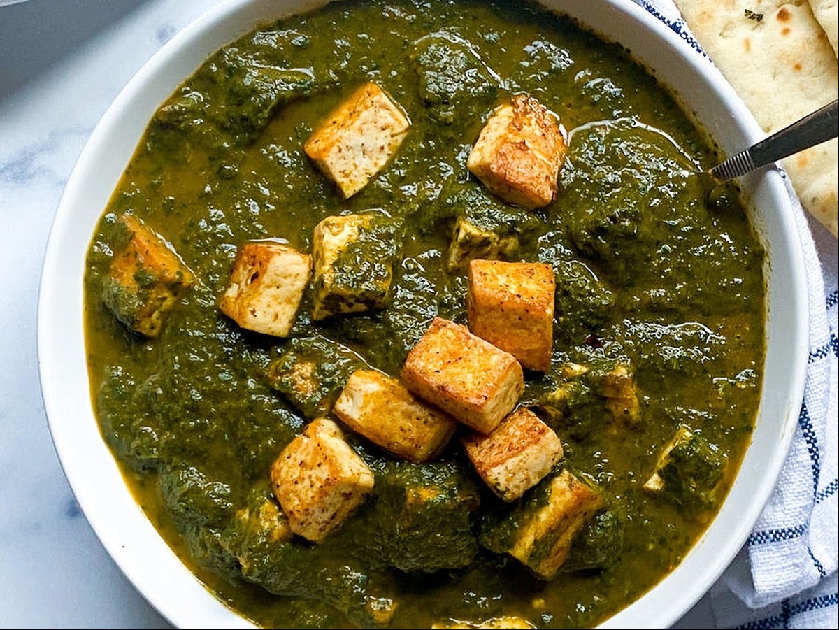 Tofu Palak.