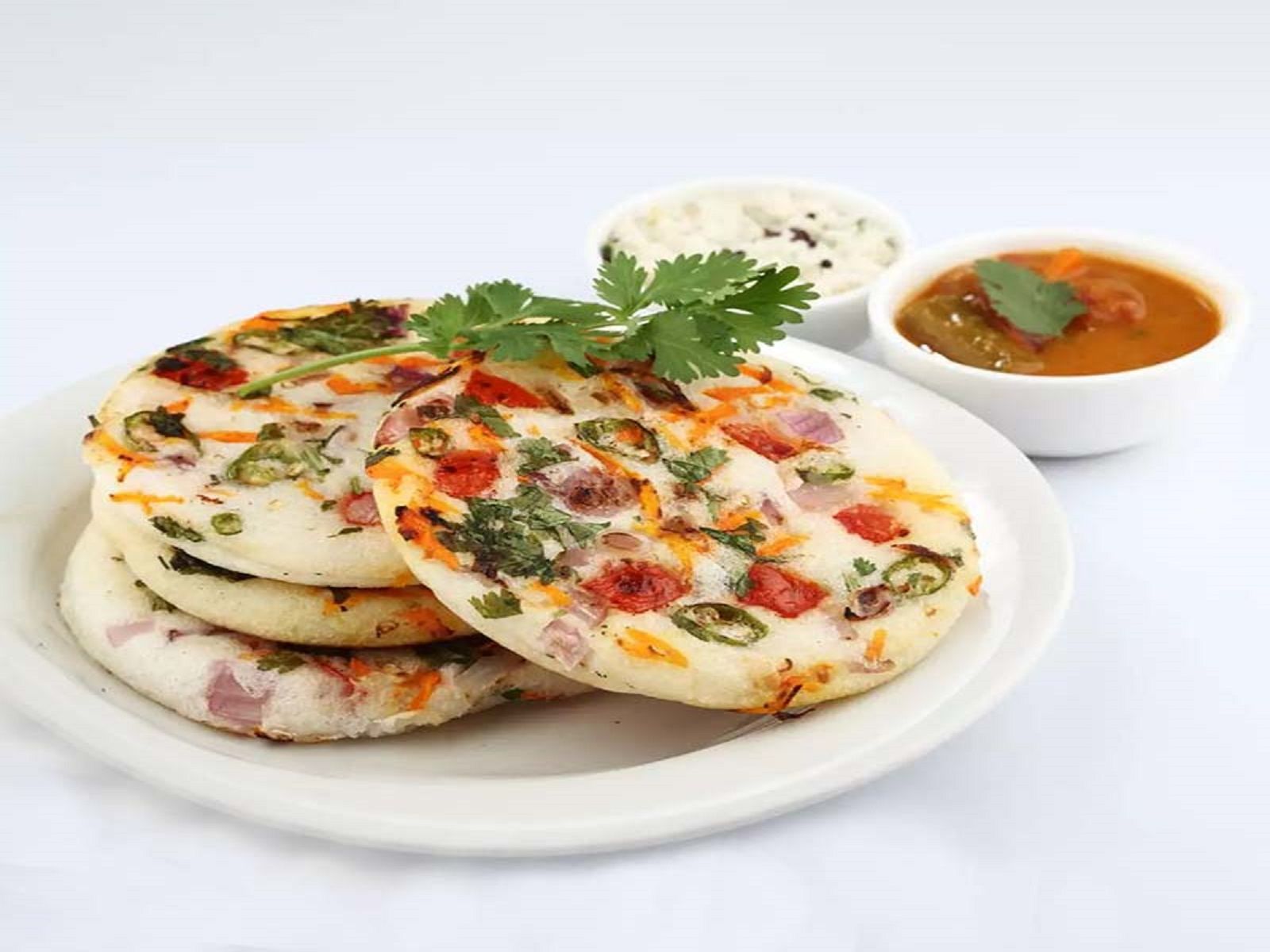 Onion & Chili Uthappam.