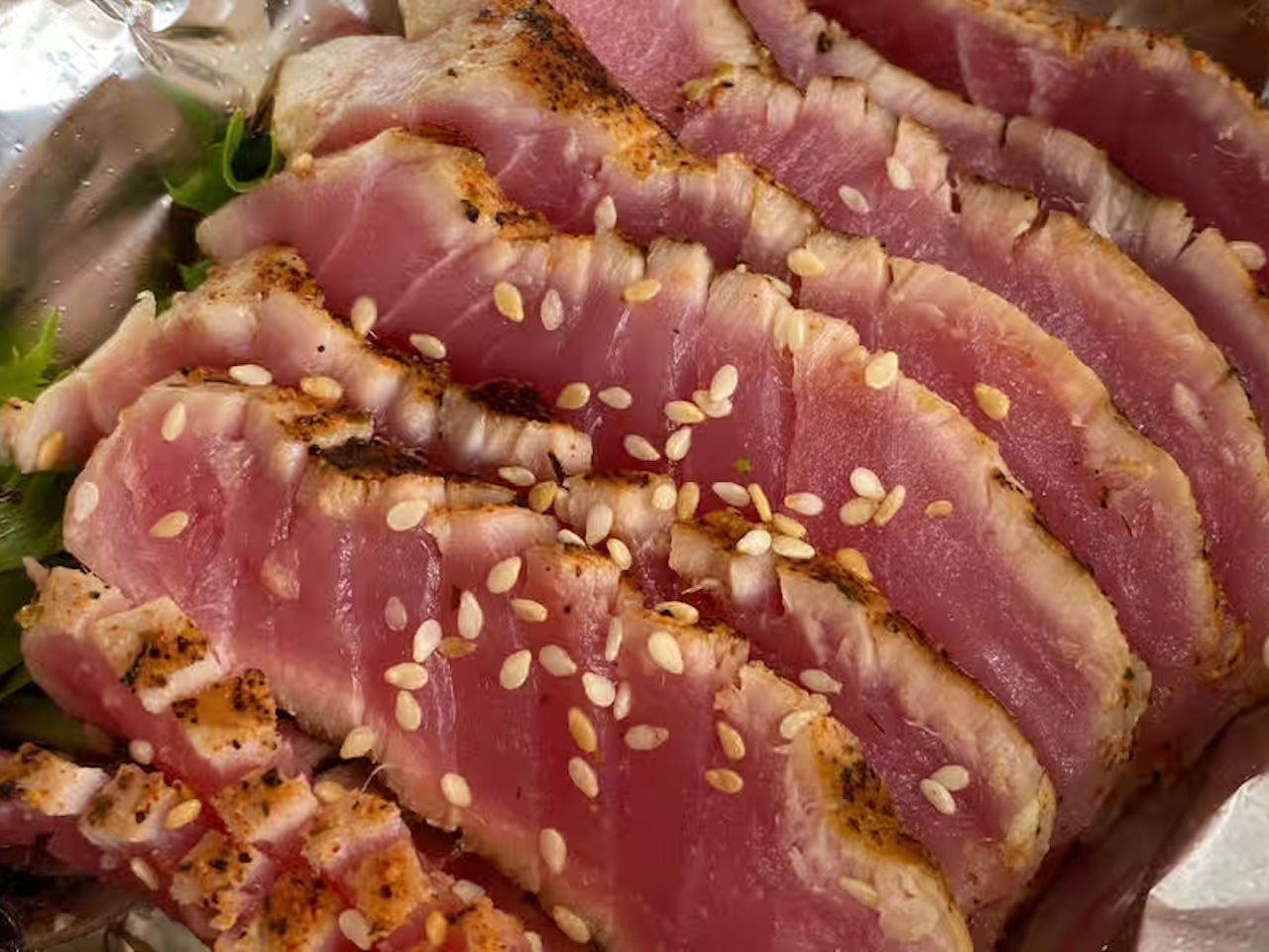 Chargrilled Sesame Ahi Tuna.