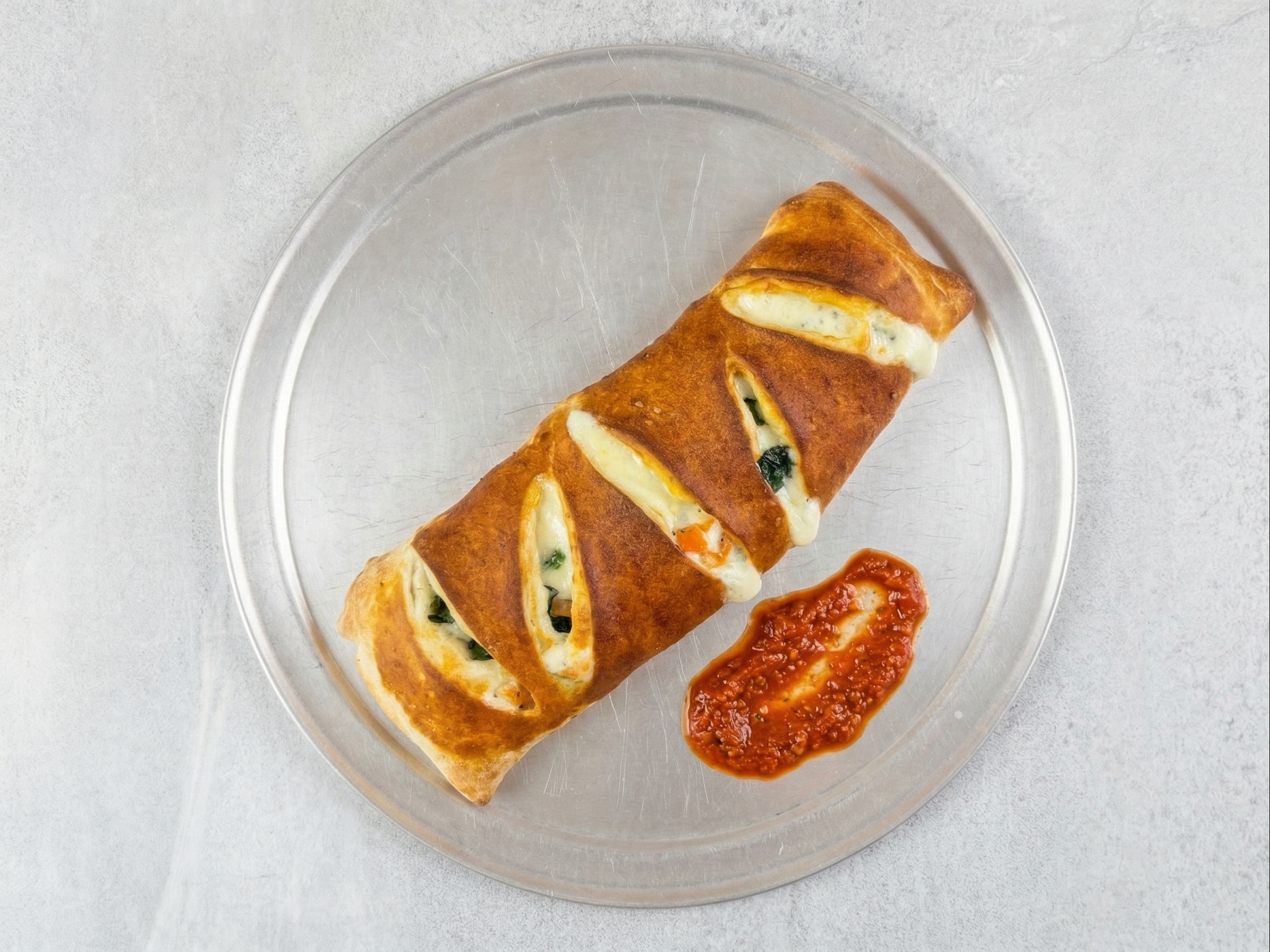 Spinach & Tomato Street Boli.