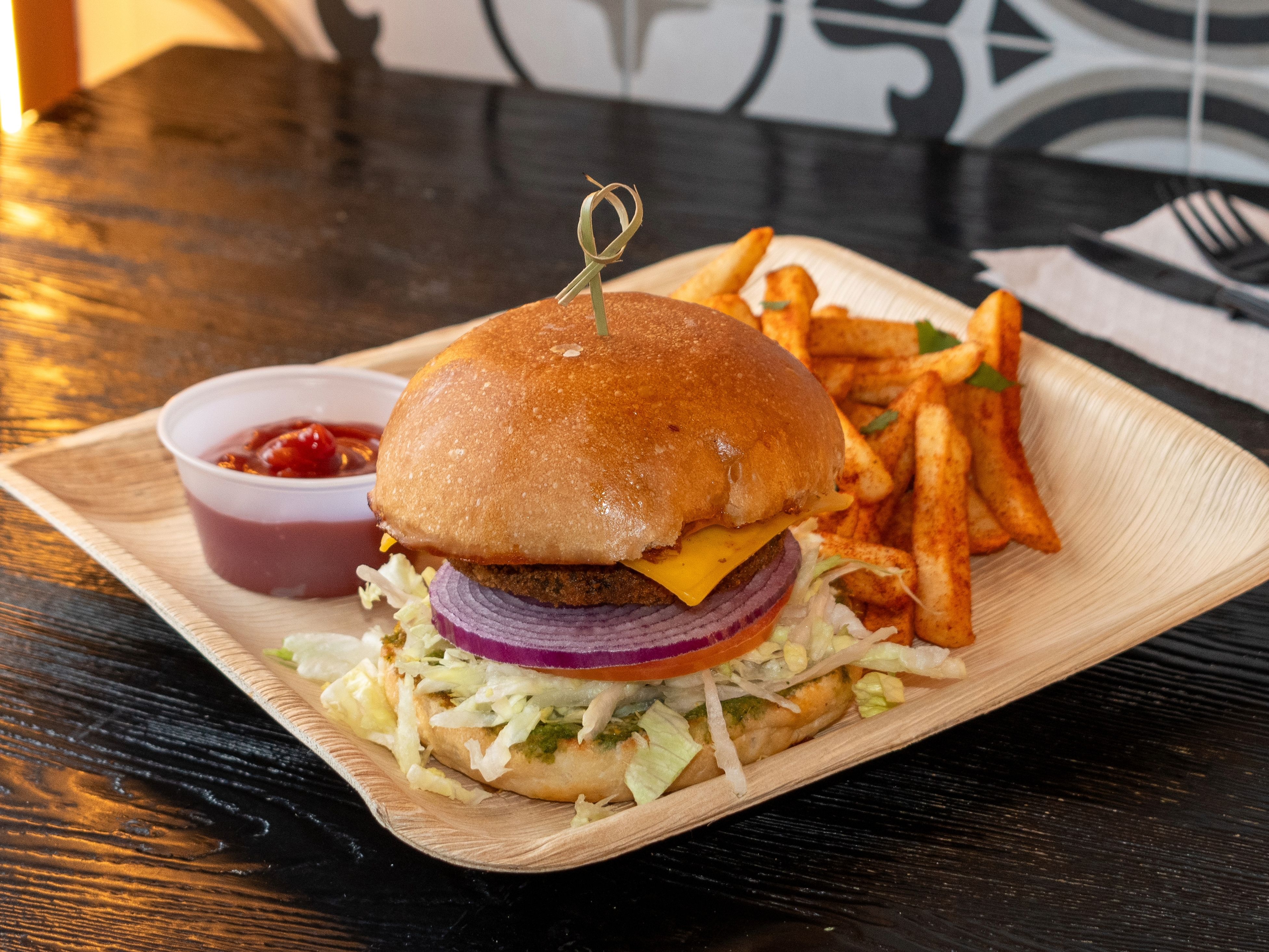 Veg Burger.