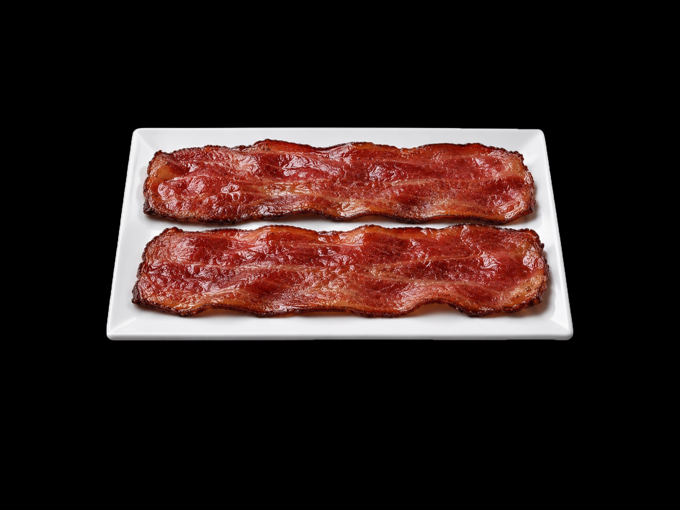 2 BEEF BACON.