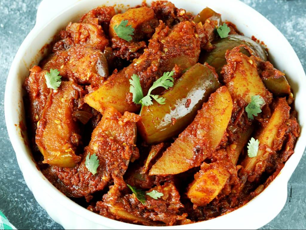 Baingan Aloo.