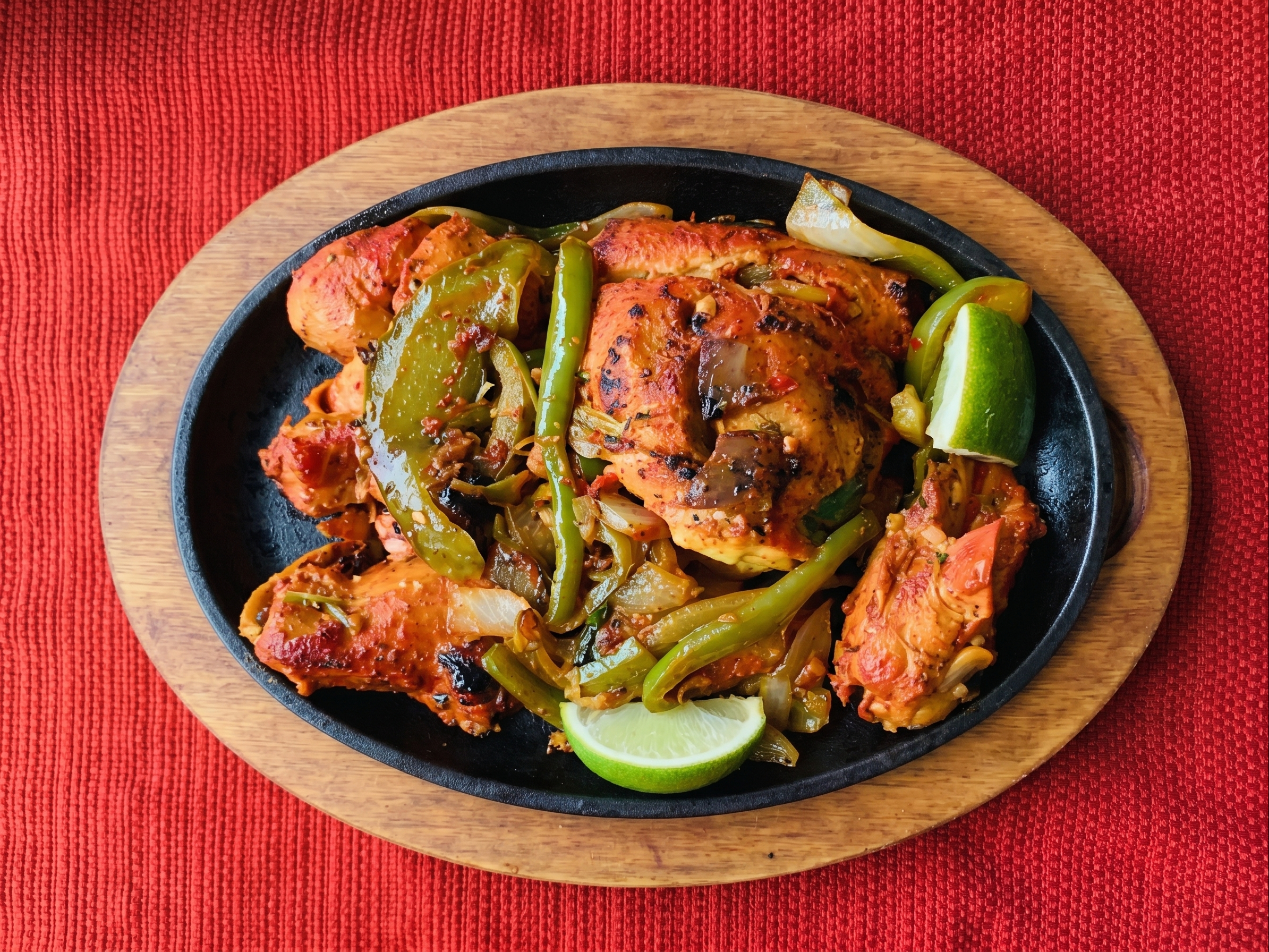 Chicken Leg Tikka Sizzler.