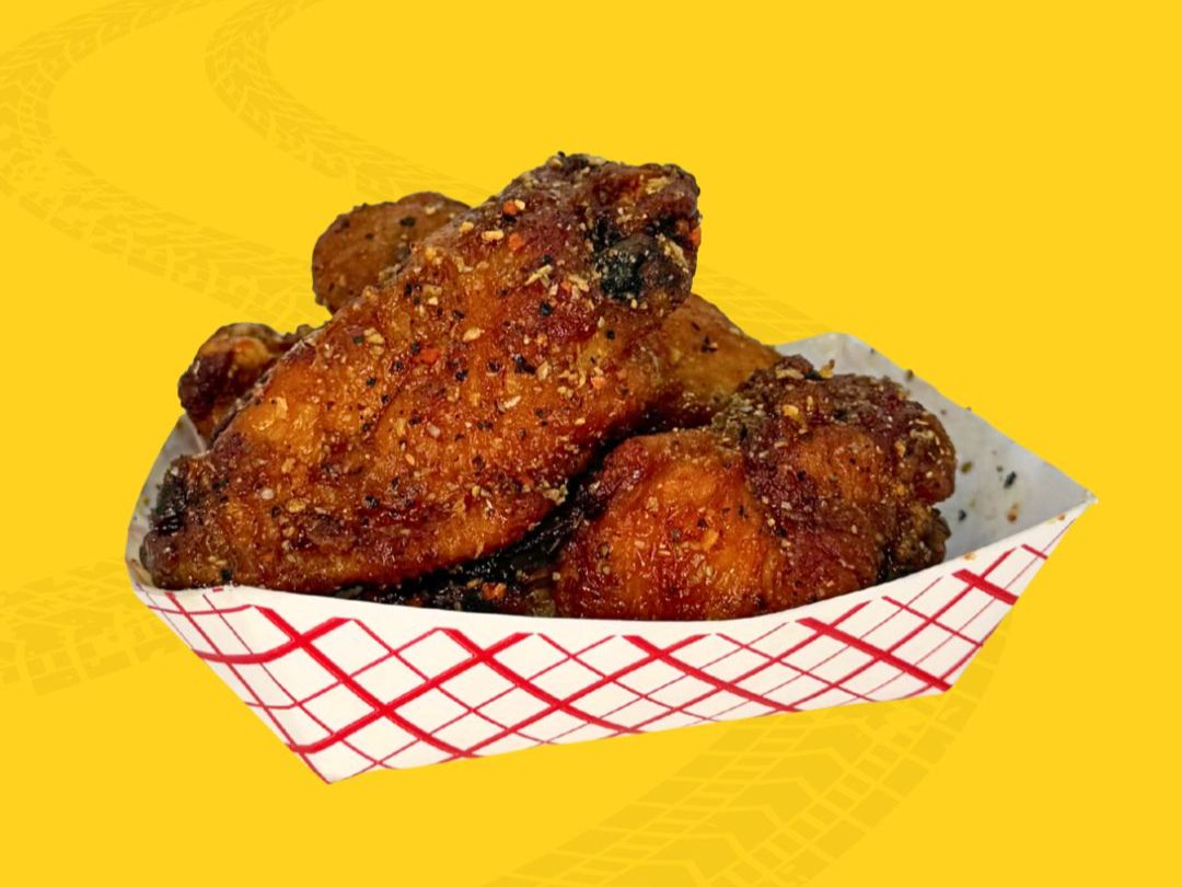 Wings No Sauce (Half Dozen).