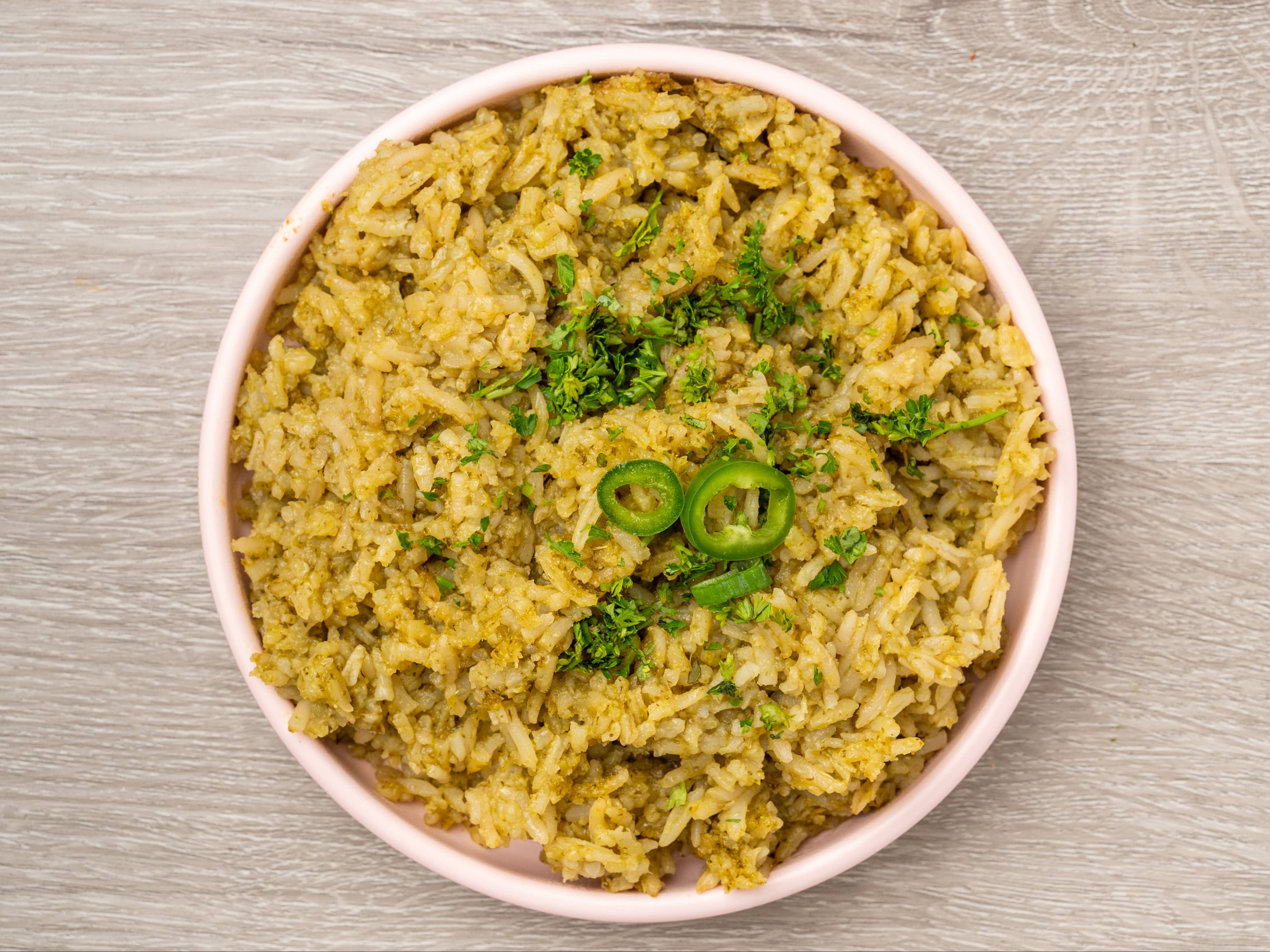 Side Green Rice.