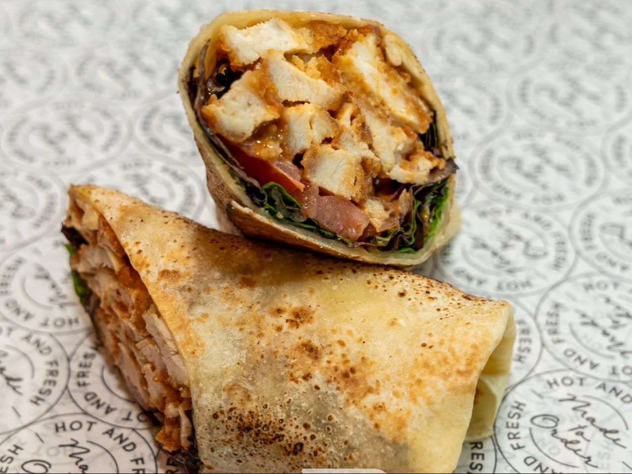 Crispy Chicken Wrap.