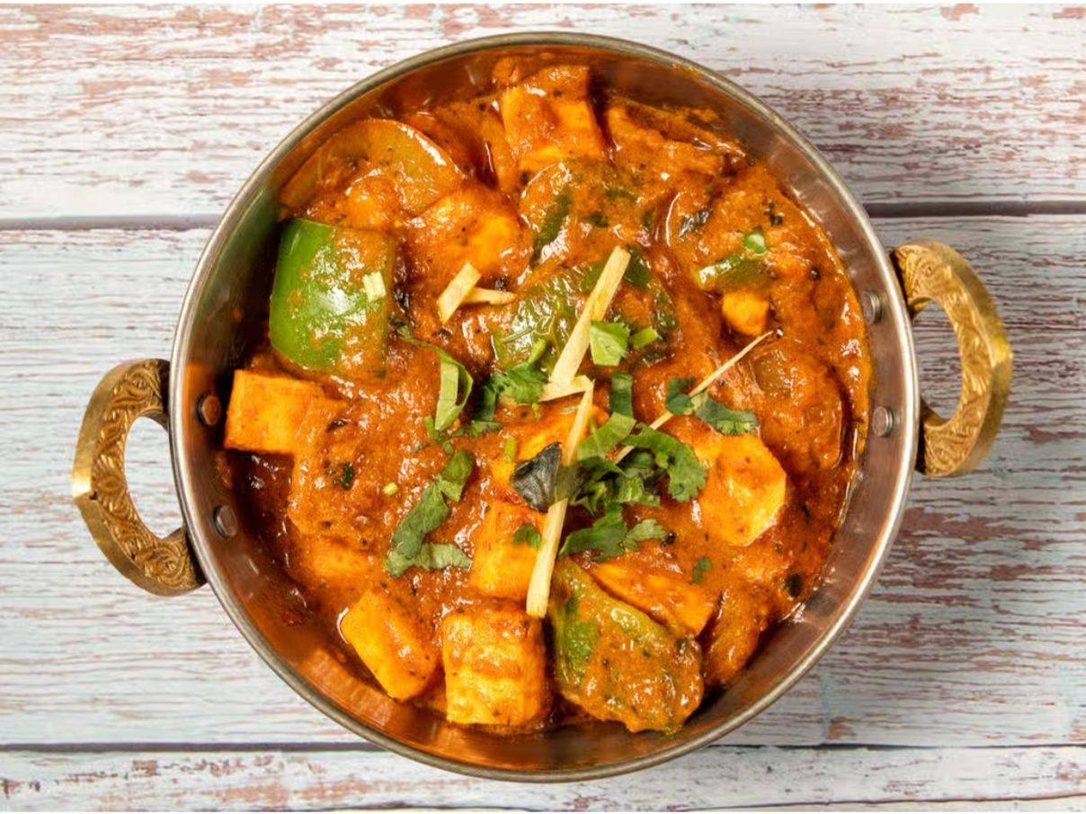 Kadhai Paneer.