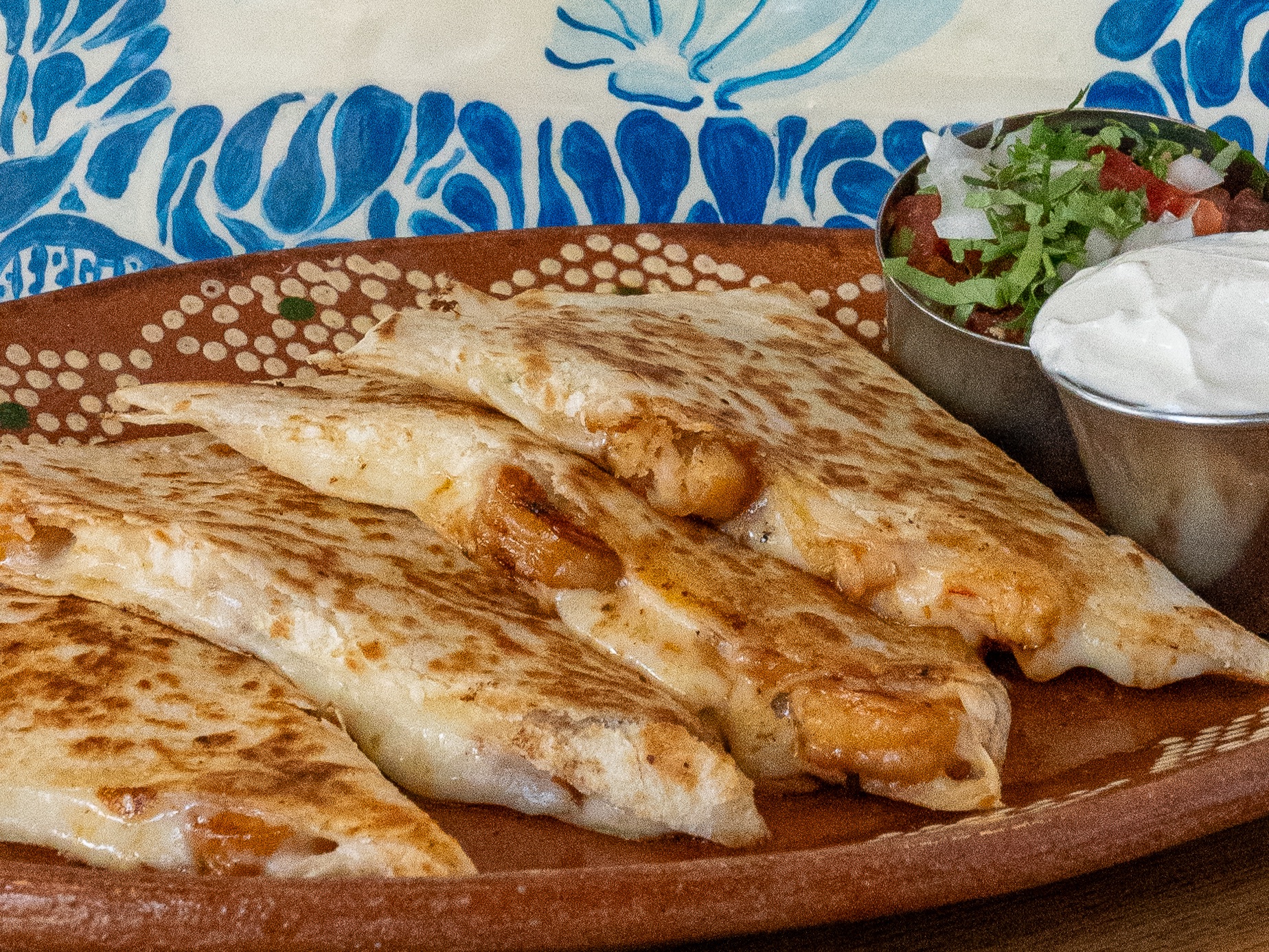 Surf & Turf (Mar y Tierra) Quesadilla.