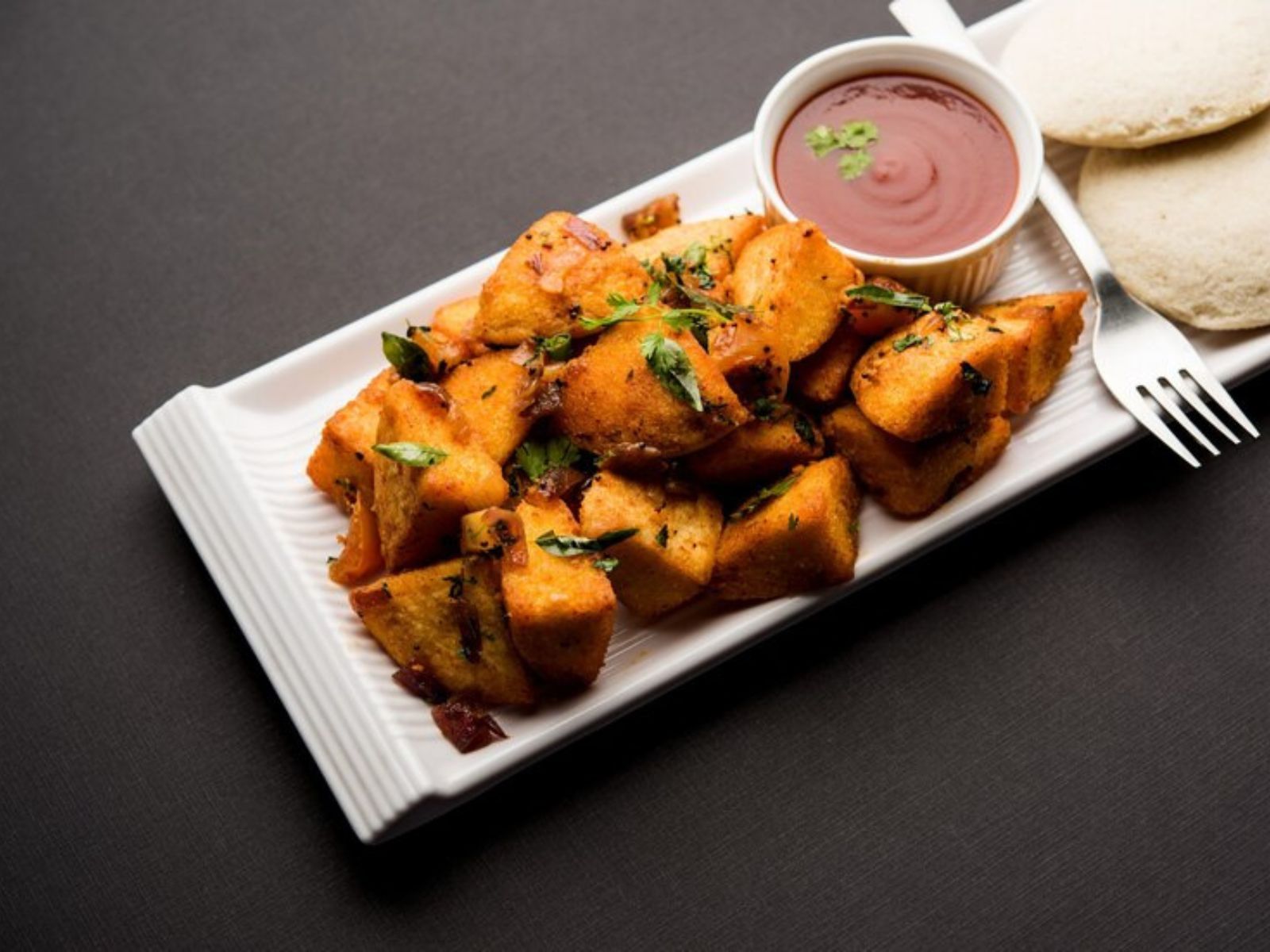 Tawa Fried Idli.
