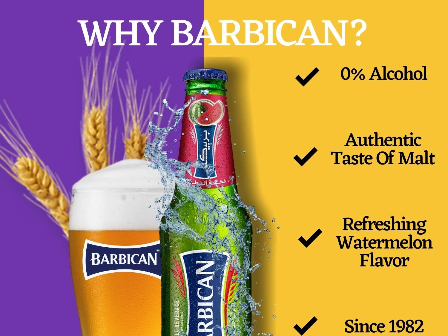 Barbican Fruit Flavors Malt Beverage.