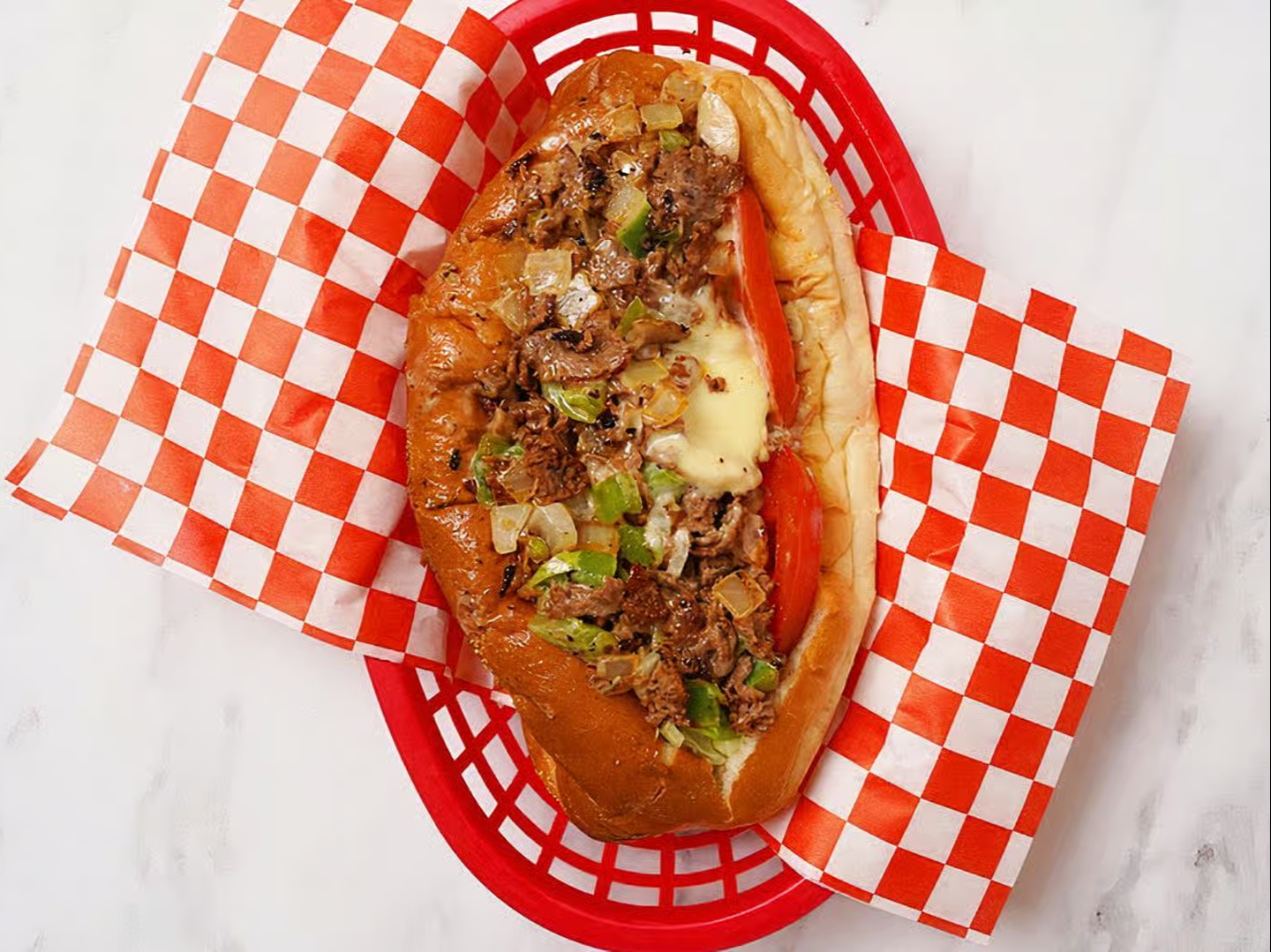 #1 Cheesesteak Deluxe (Reg).