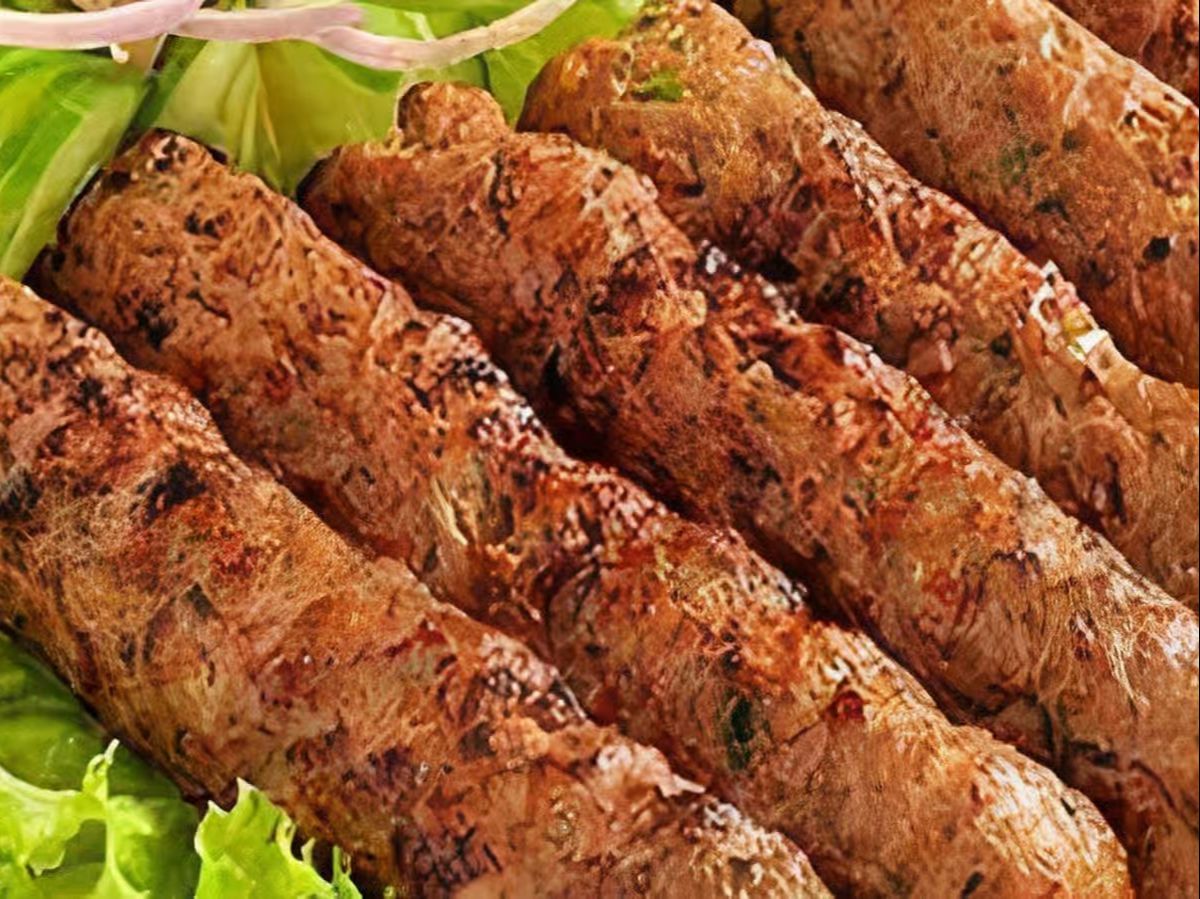 Mutton Seekh Kabab.