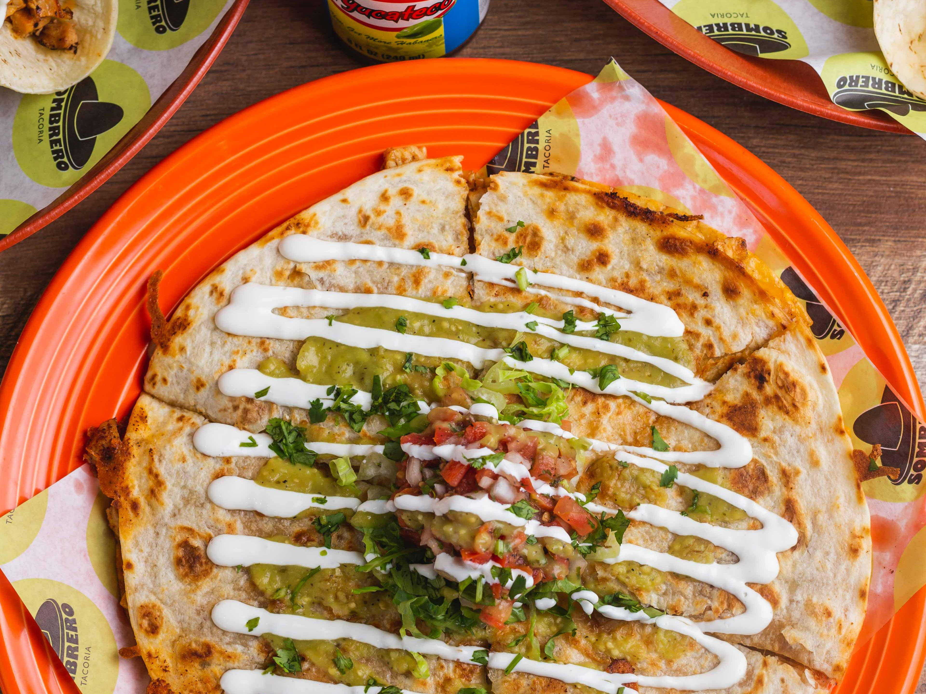 Chorizo Quesadilla.