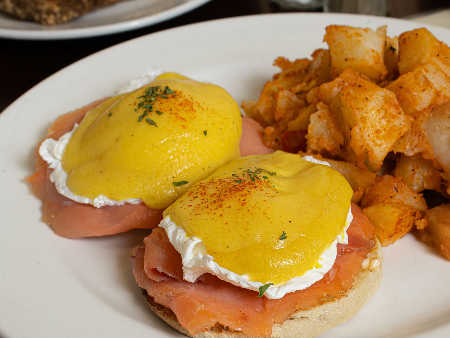 Smoked Salmon Benedict.