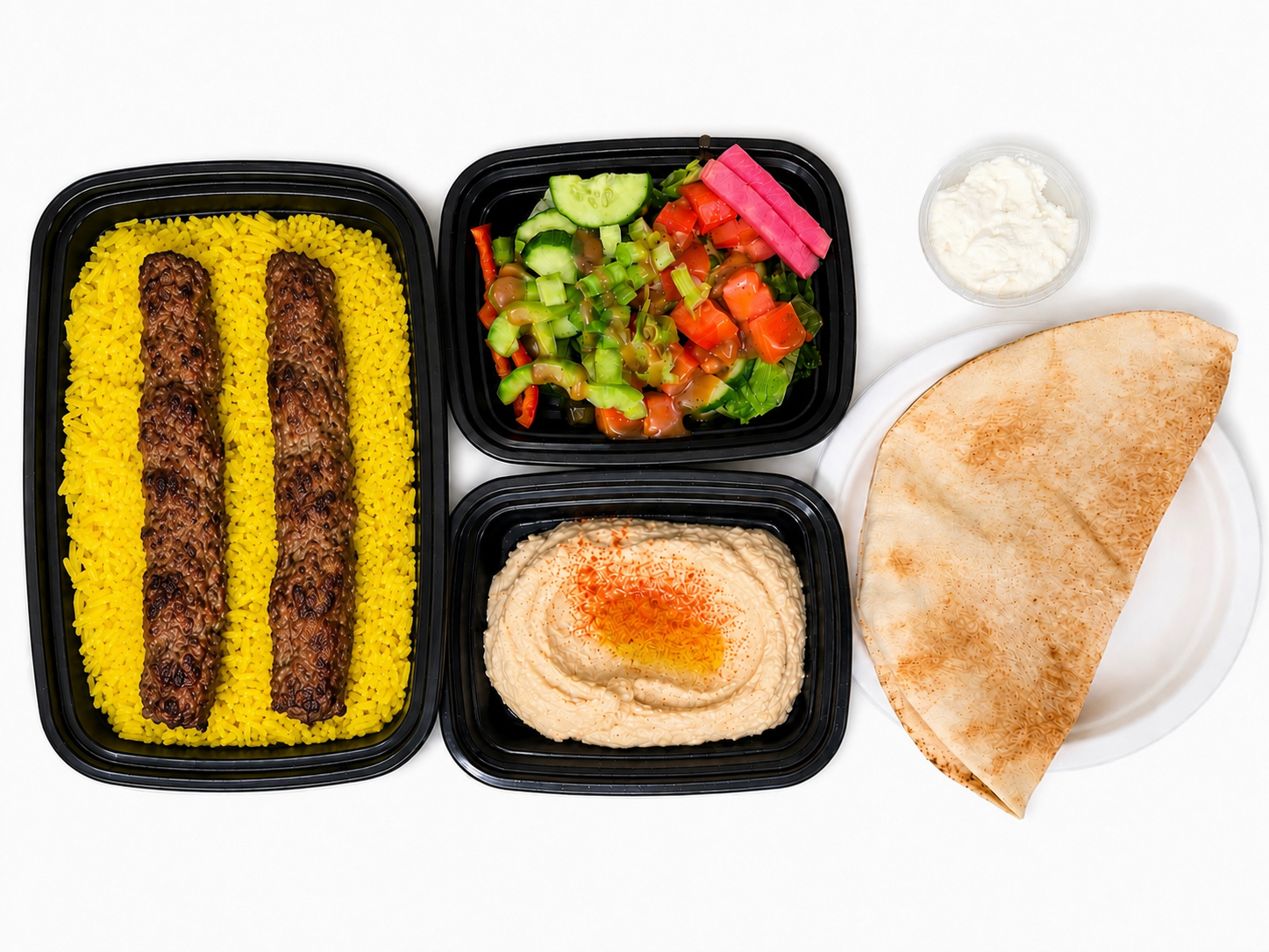 Beef Kofta Plate.