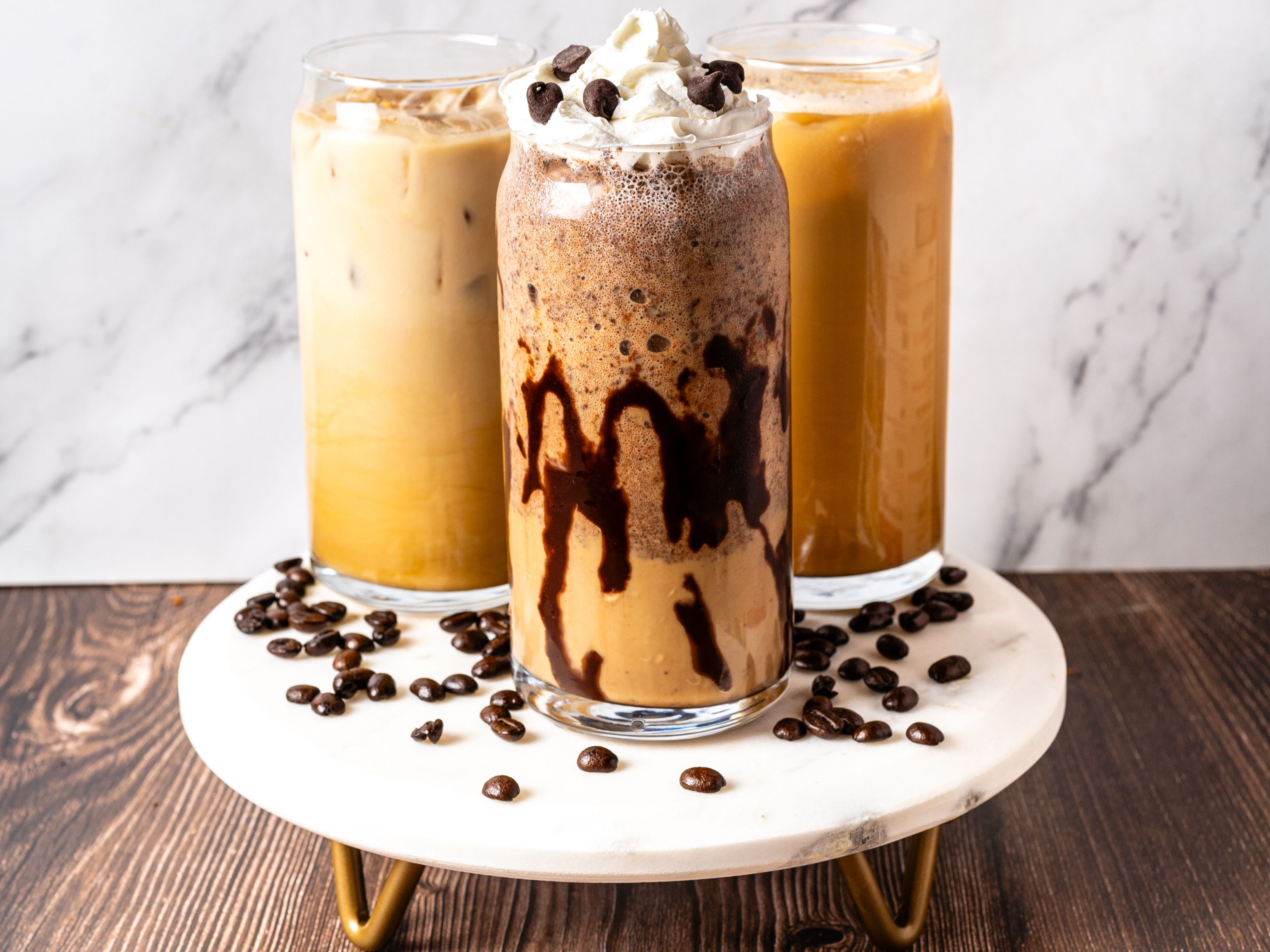 WHITE MOCHA FRAPPE.